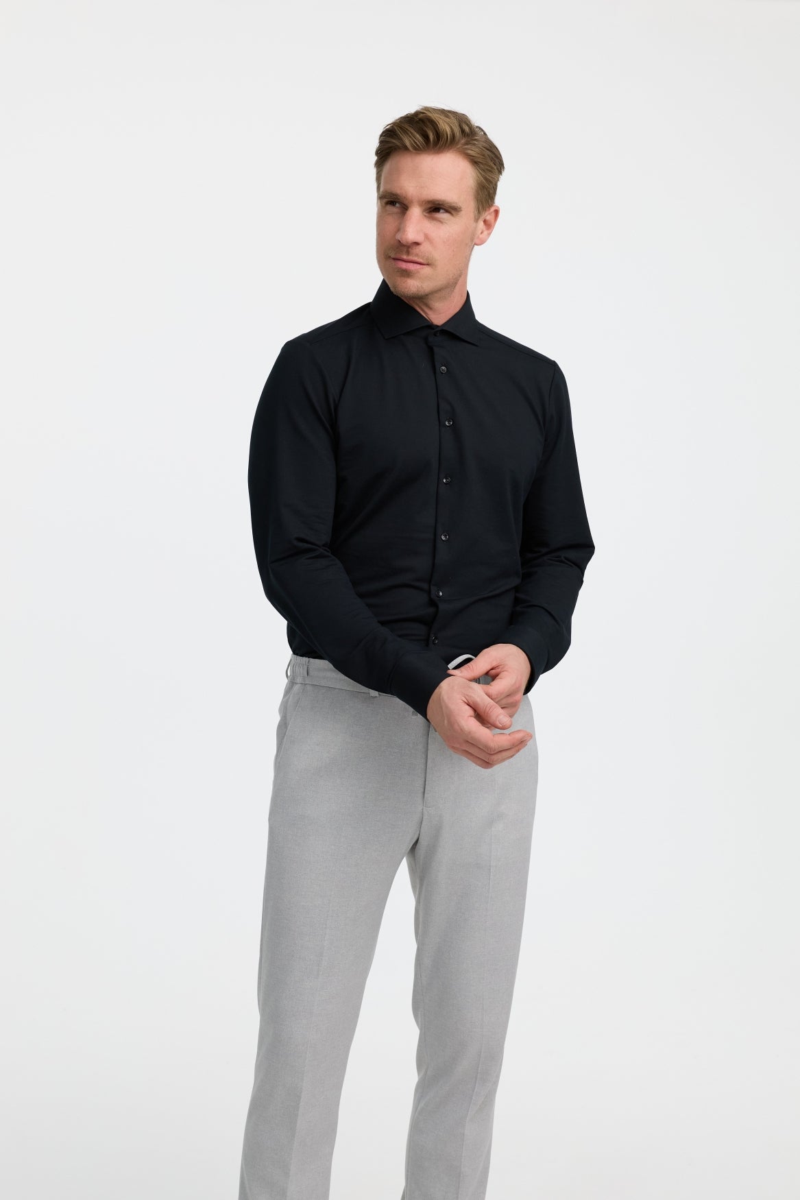 Herren Hemd DiHans in Black, Lifestyle