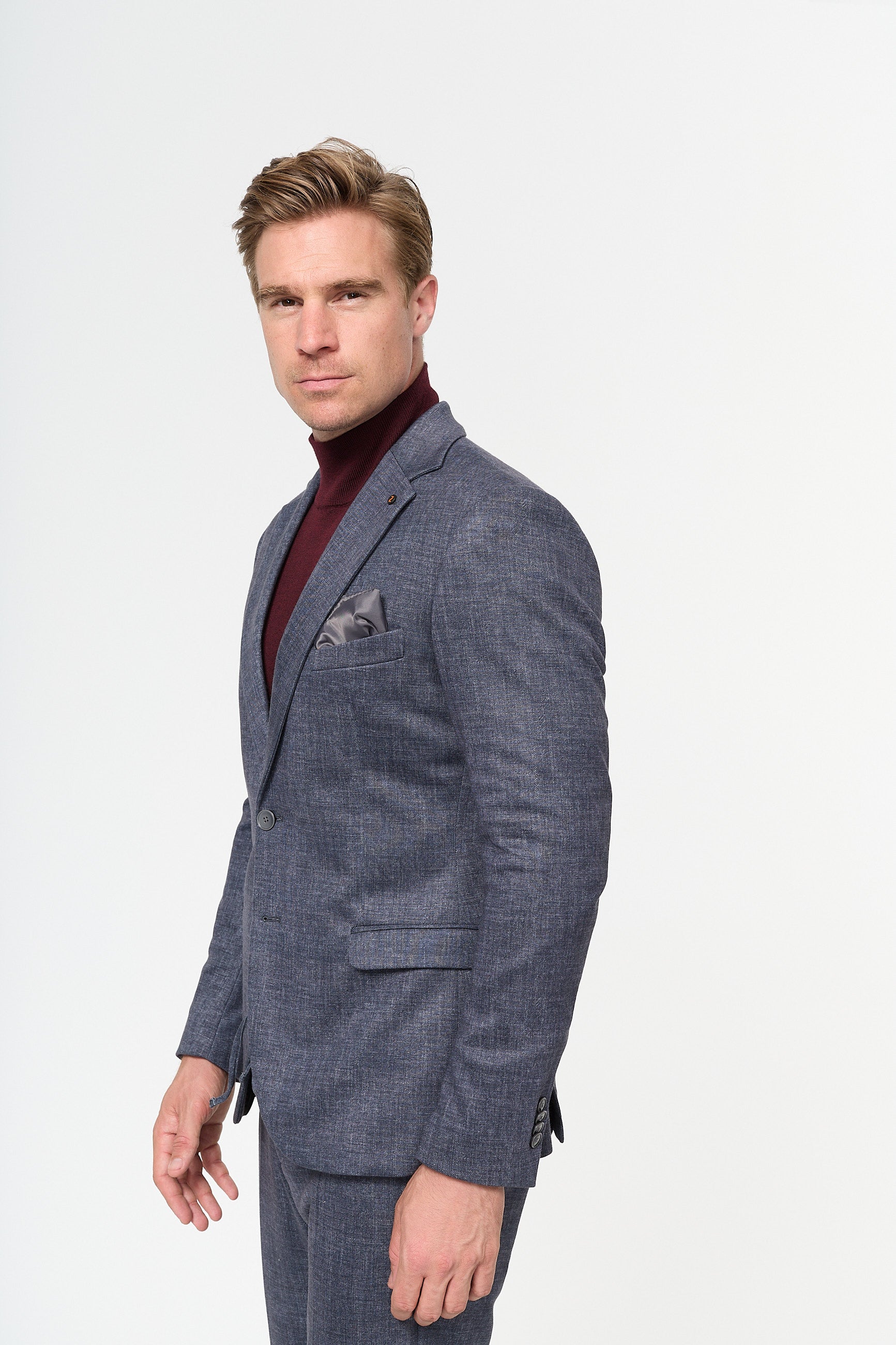 Jersey Sakko DiNick 221605-390 Anthrazit