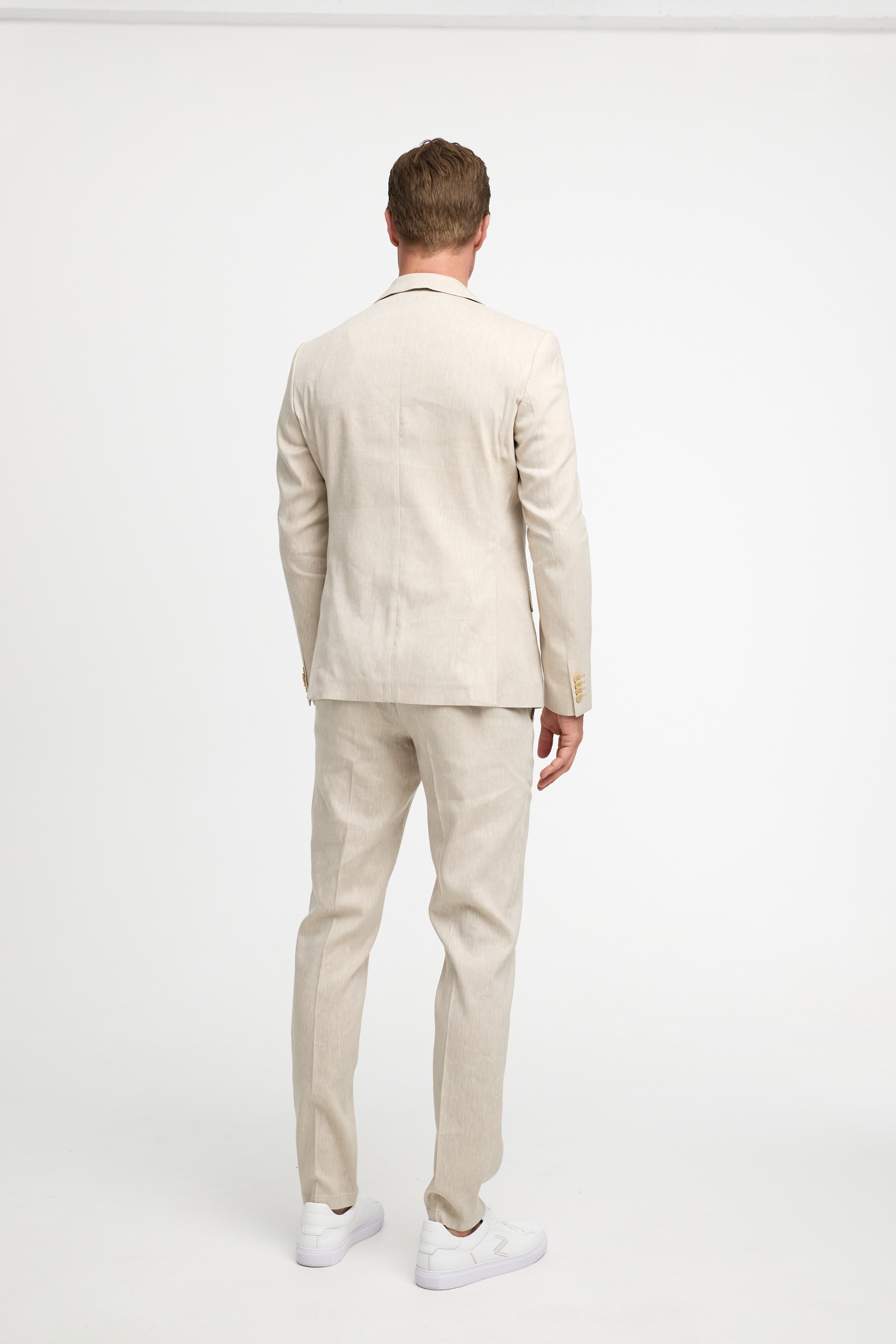 Leinen Anzug 211547-230 Beige