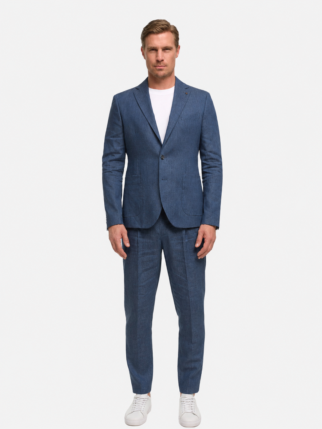 Leinen Anzug 211547-670 Dk. Blue