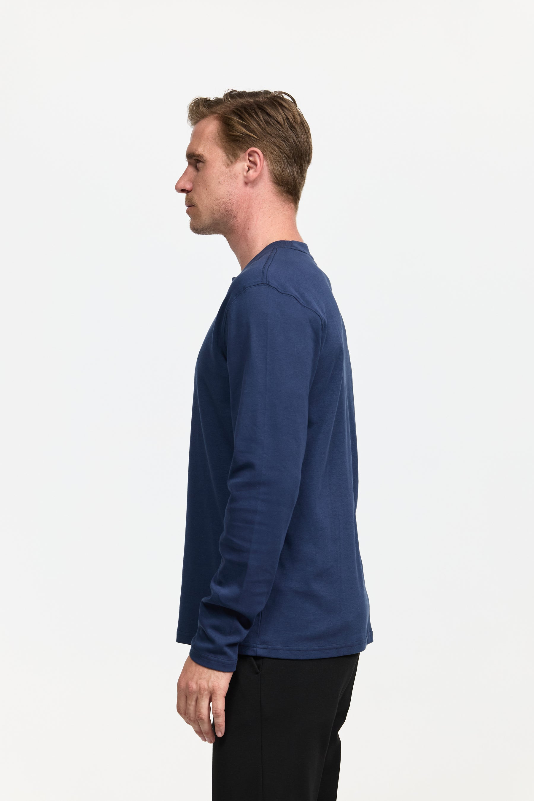 Longsleeve T-Shirt DiOwen 213-690 Navy