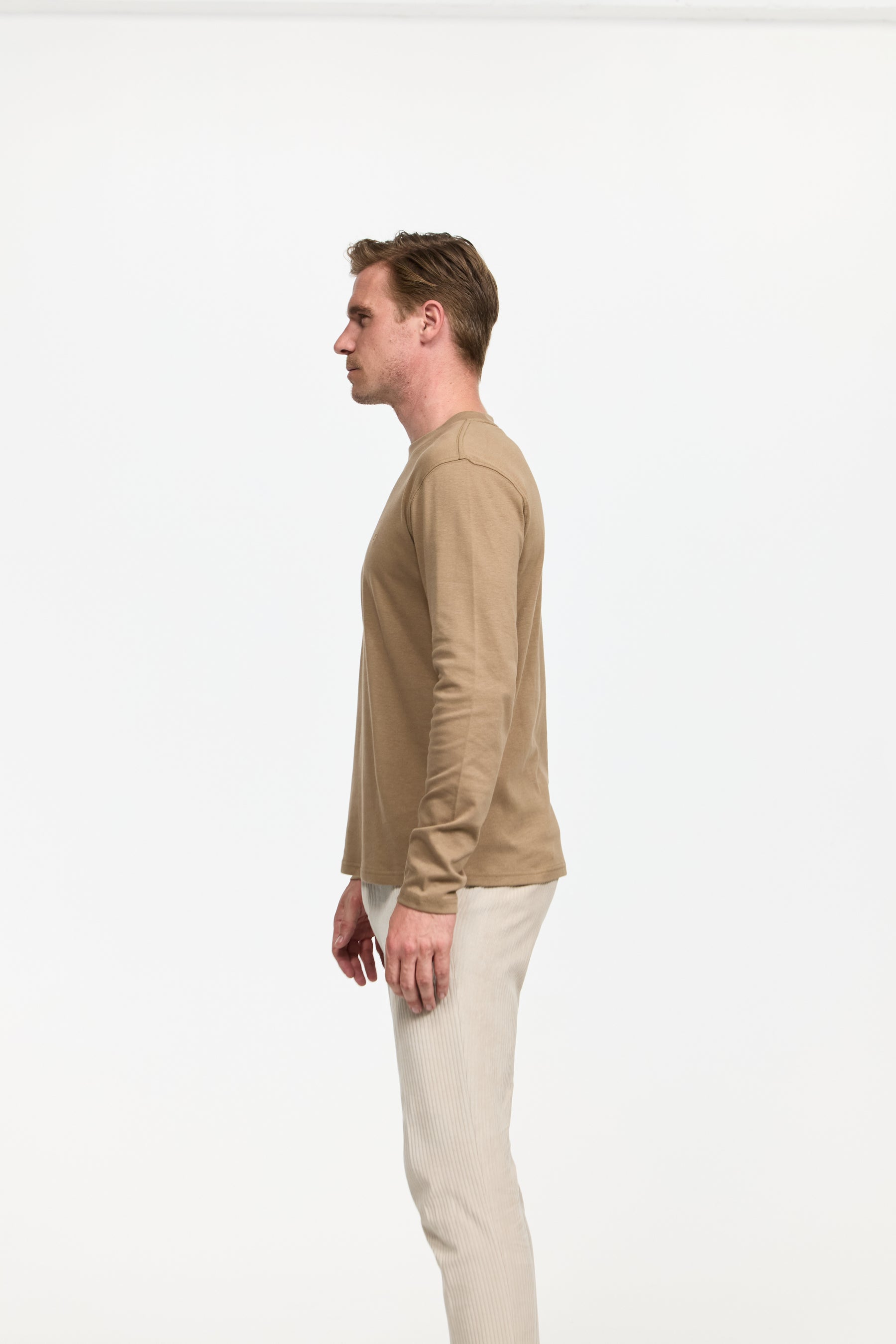 Longsleeve T-Shirt DiOwen 213-770 Taupe