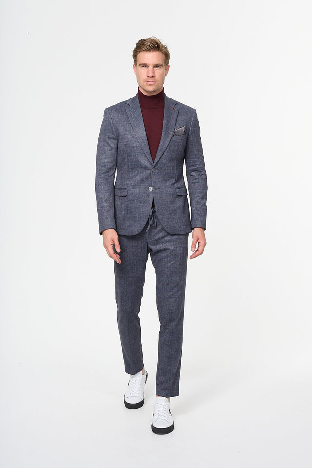 Jersey Anzug Slim Fit | Charcoal
