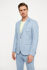 Sakko DiNick 221605-610 — Lt. Blue, Vorderansicht