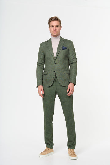 Jersey Anzug Slim Fit | Green