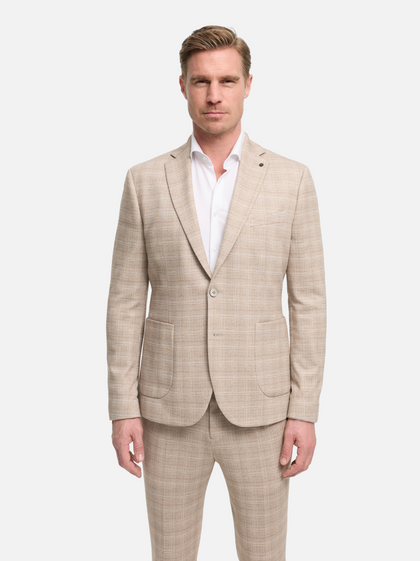 DiNick AT Sakko Slim Fit | Dk. Beige