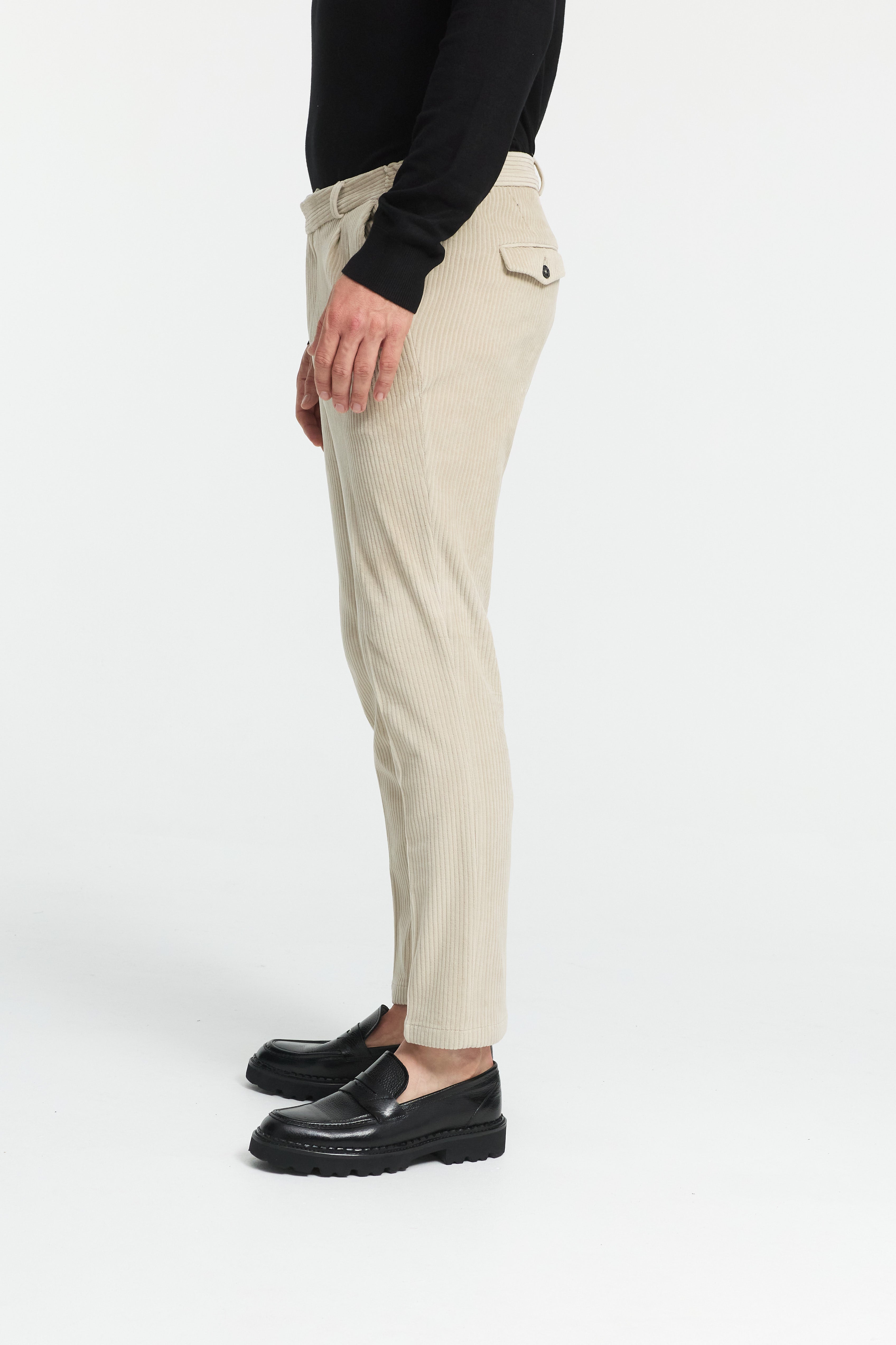 Jersey Cord Anzughose DiCliffer SE 232619-220 Beige
