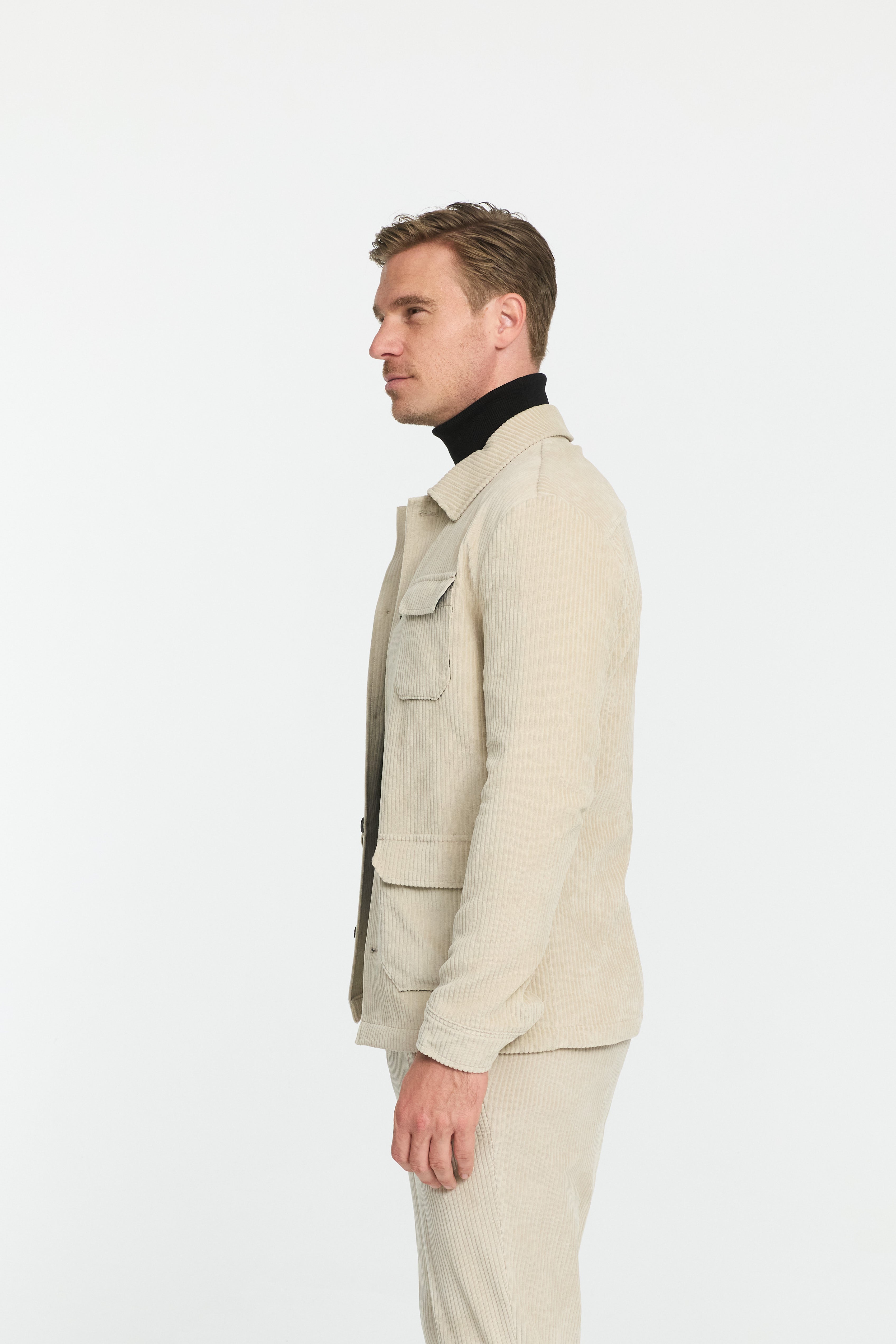 Overshirt Cord DiJohn FP 232619-220 Beige