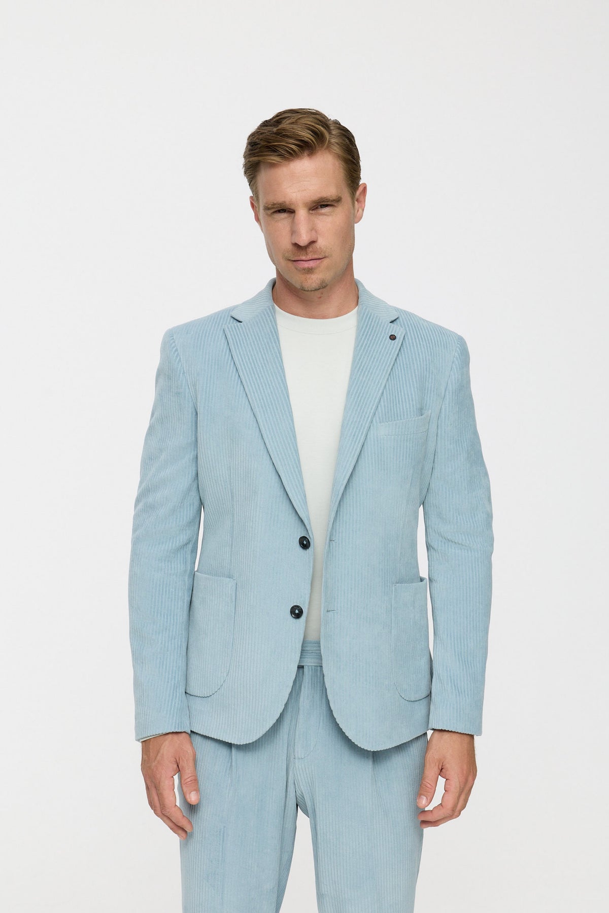 Jersey Sakko DiNick AT 232619-630 Light Blue