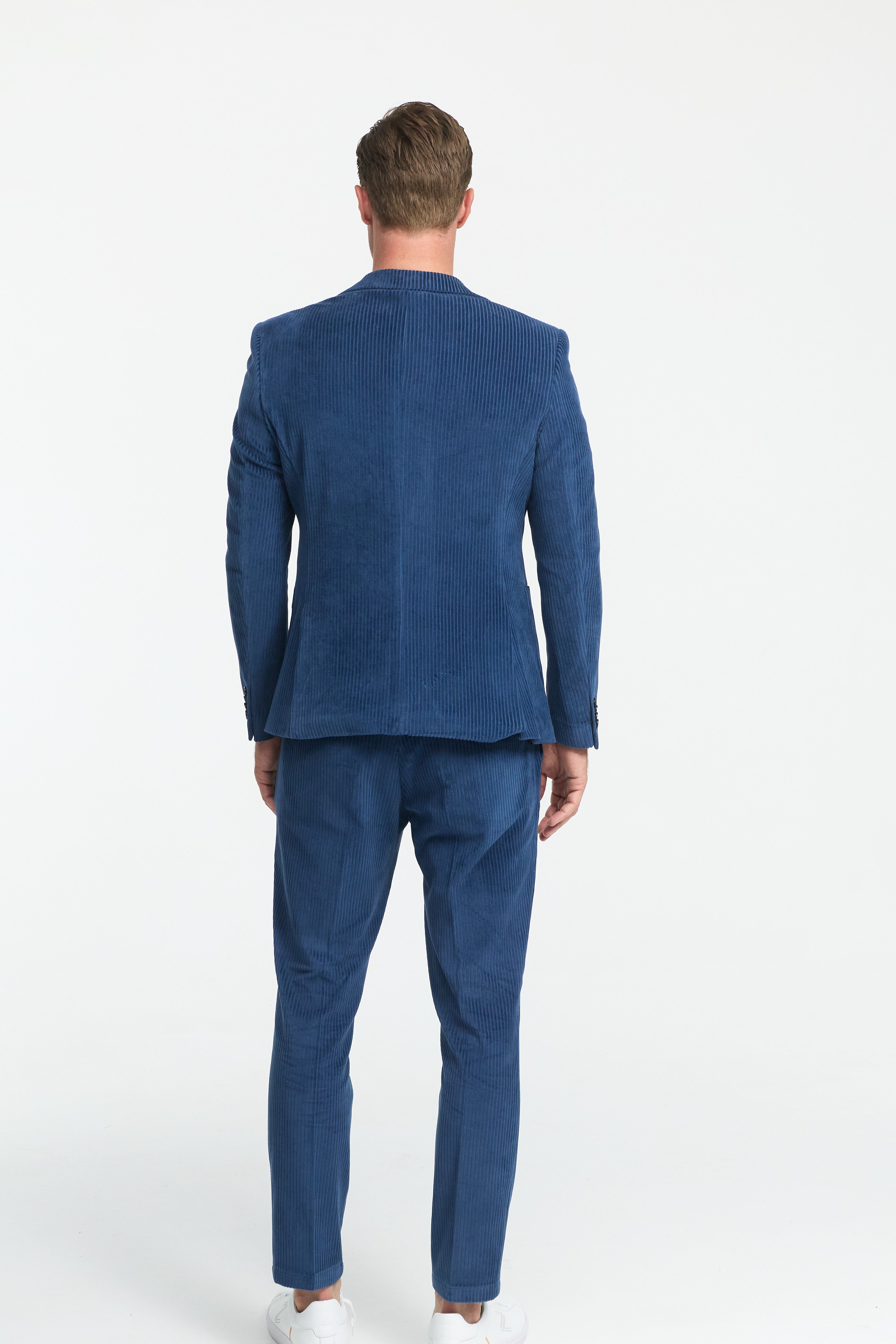 Jersey Cord Anzug 232619-660 Blue