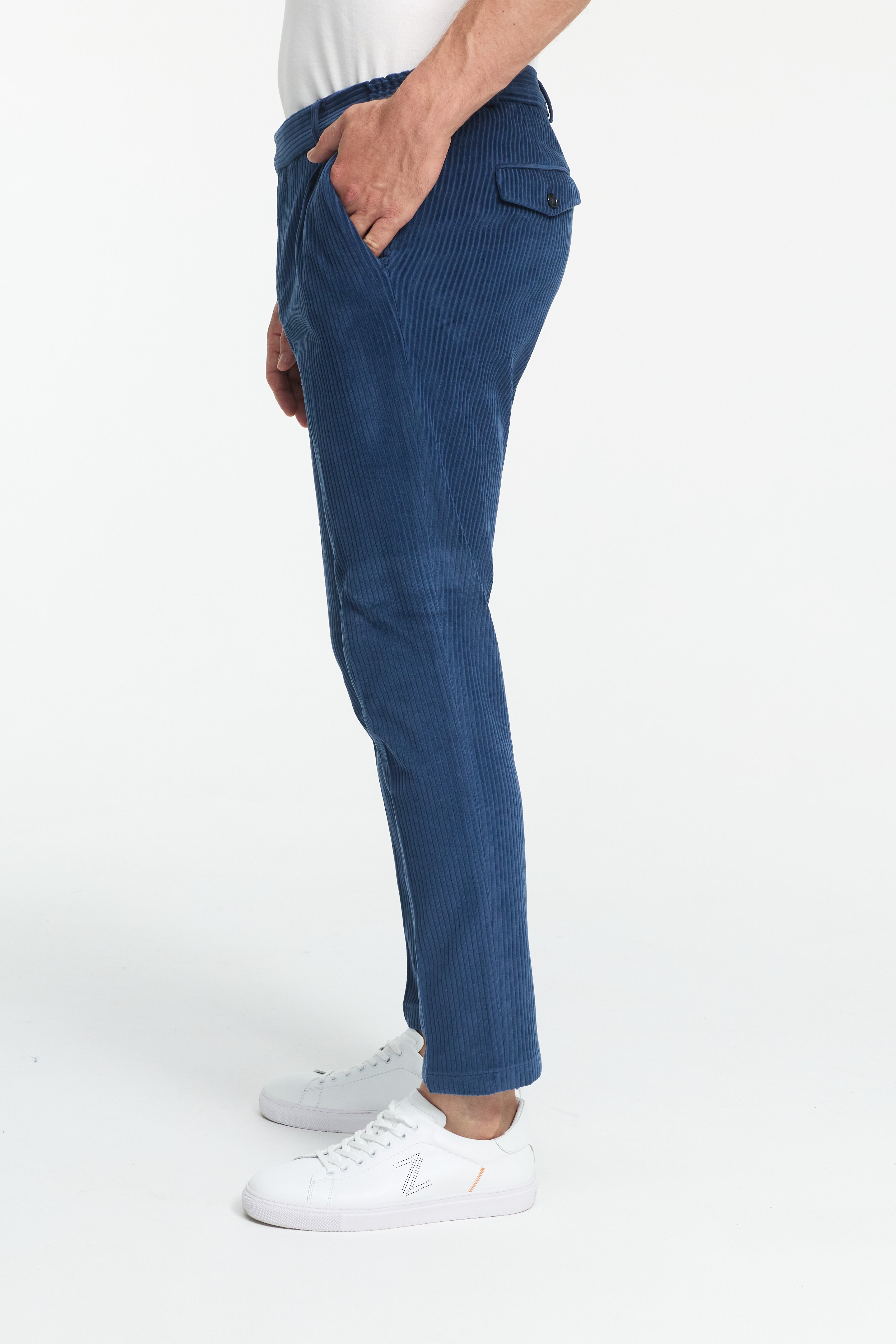 Jersey Cord Anzughose DiCliffer SE 232619-660 Blue