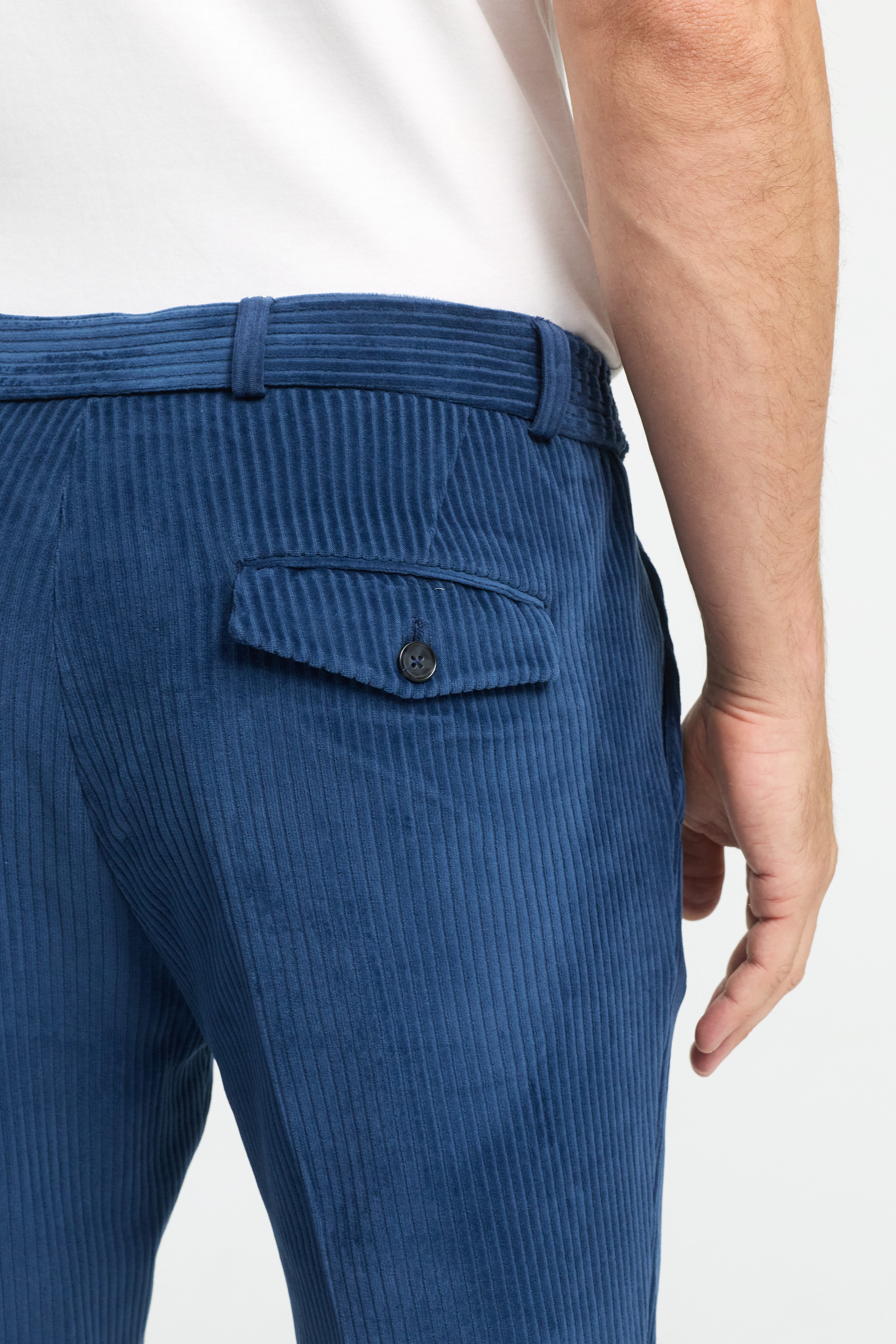 Jersey Cord Anzughose DiCliffer SE 232619-660 Blue