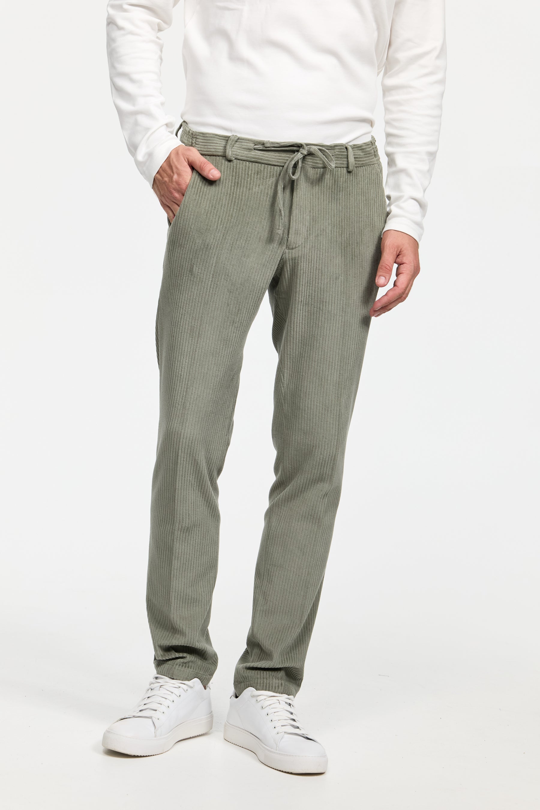 Jersey trousers DiSpartaflex SE 232619-740 Light green