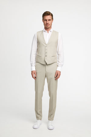 DiWesley Anzugweste Slim Fit | Lt. Beige