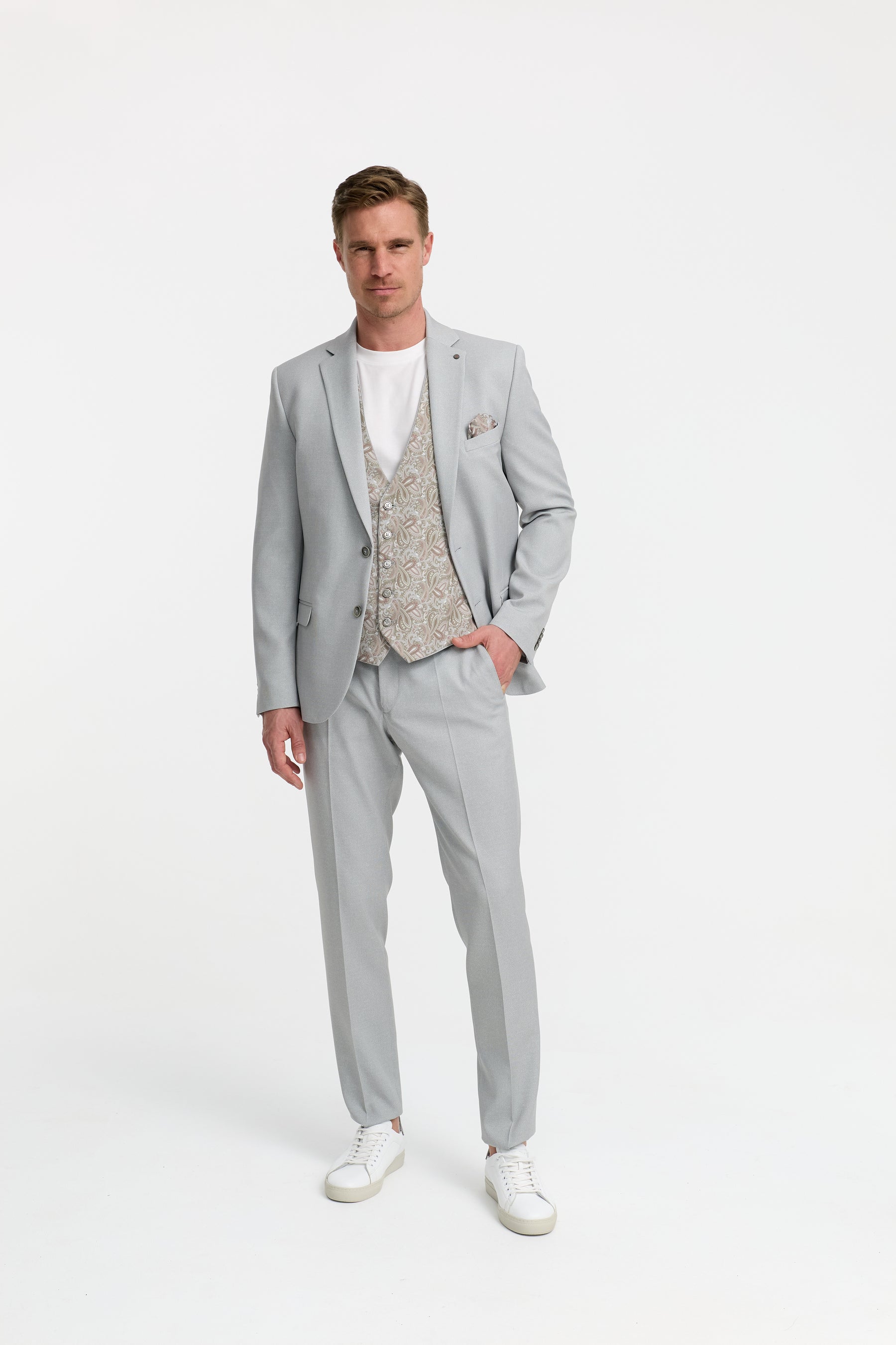 Jersey Suit 241212-310 Gray 