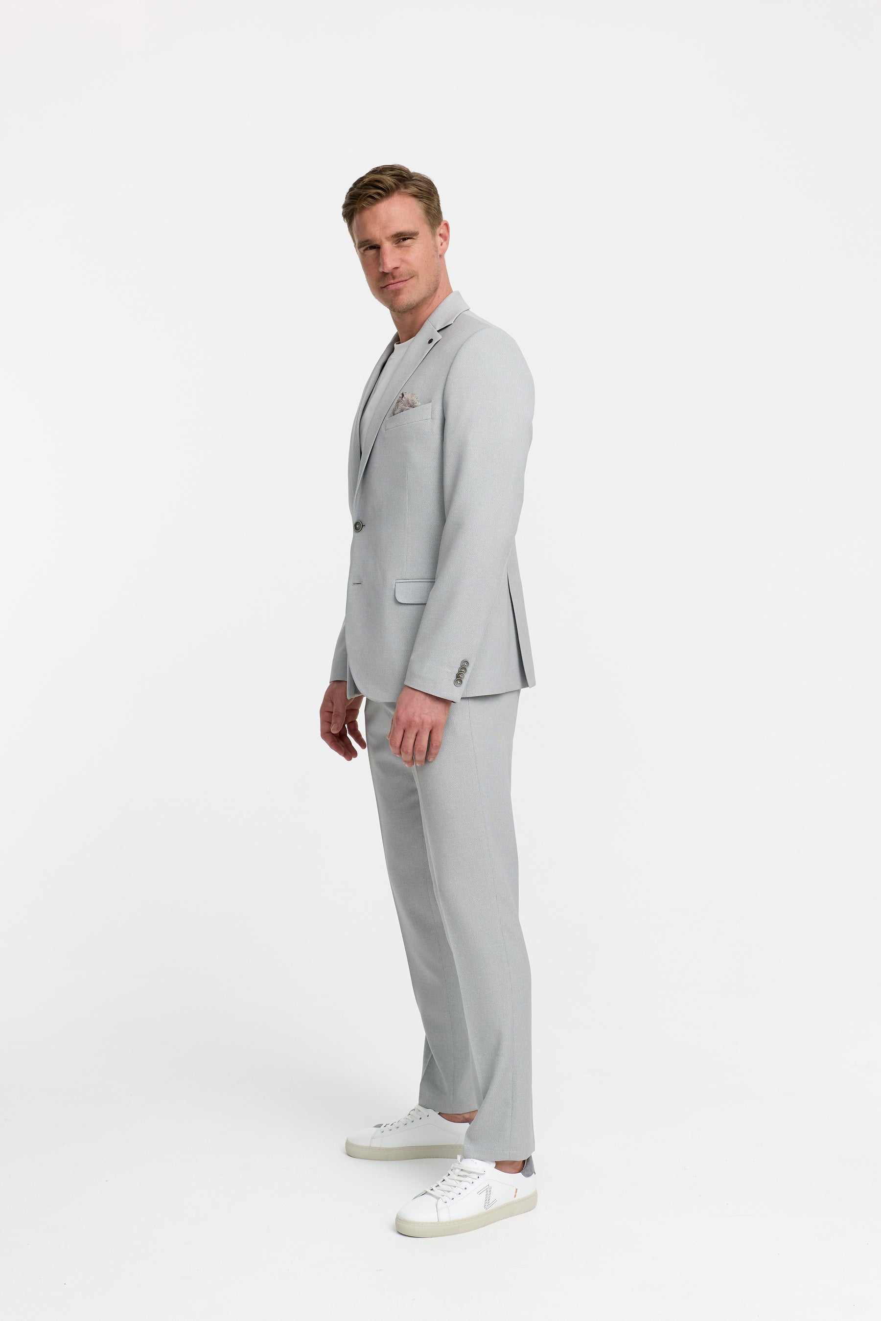 Jersey Suit 241212-310 Gray 