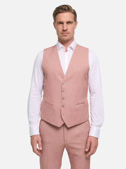 DiWesley Anzugweste Slim Fit | Ochre