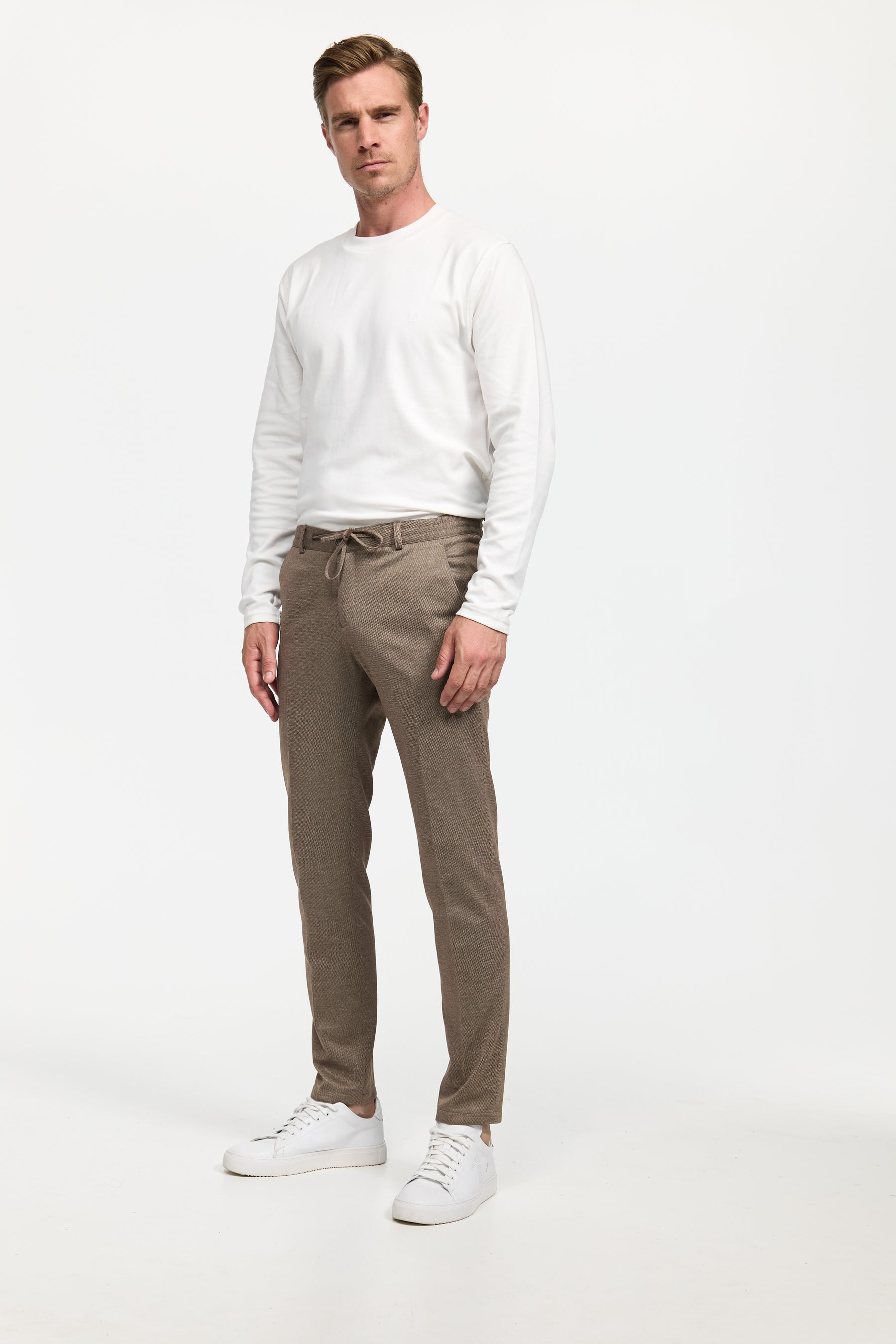 Jersey trousers DiSpartaflex SE 242661-850 Taupe