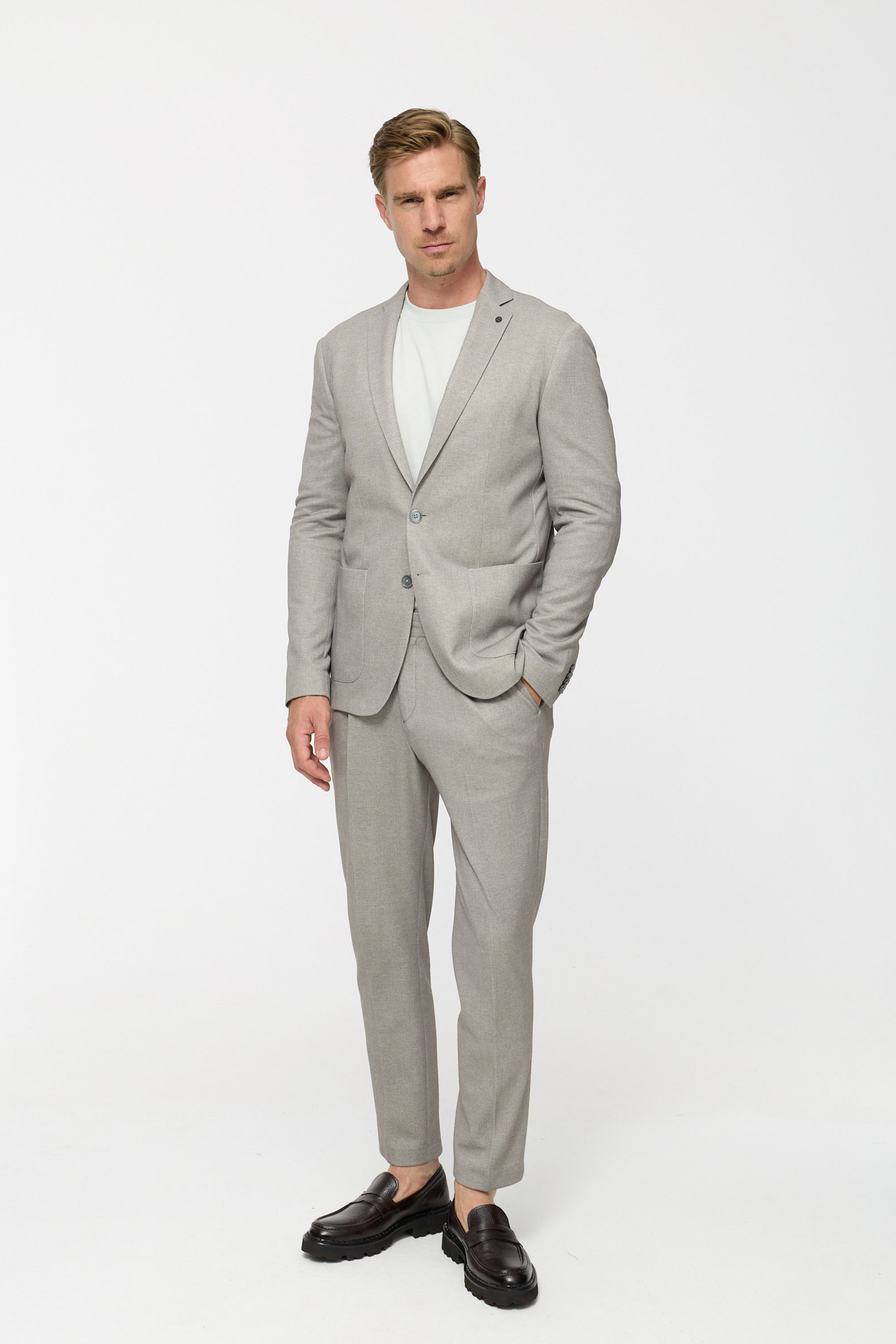 Jersey Anzug 251617-250 Beige