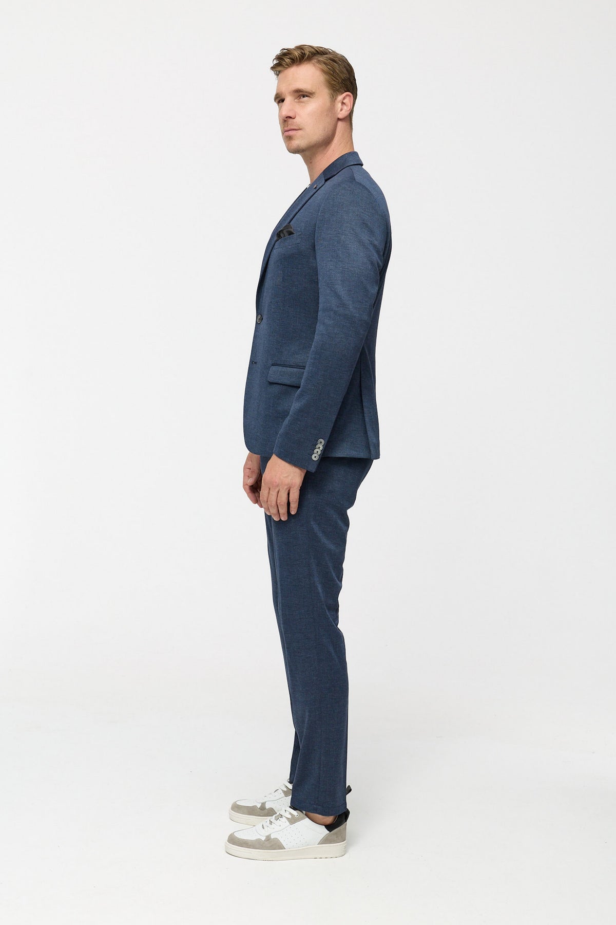 Jersey Anzug 251617-650 Jeansblue