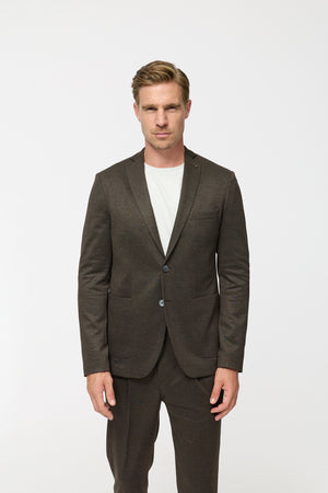 Jersey Sakko DiNove AP 251617-890 Dark Brown