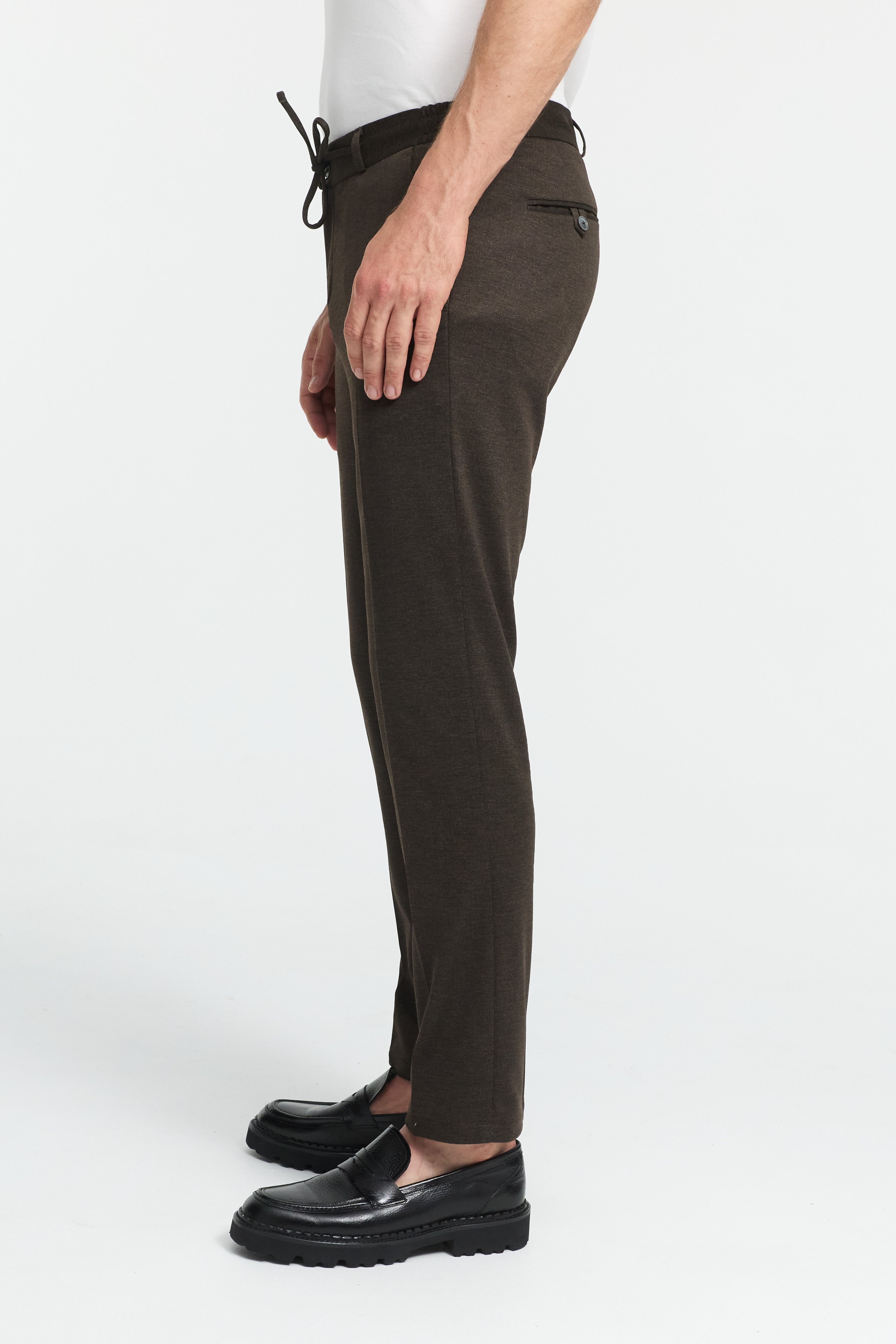 Jersey Anzughose DiSpartaflex SE 251617-890 Dark Brown