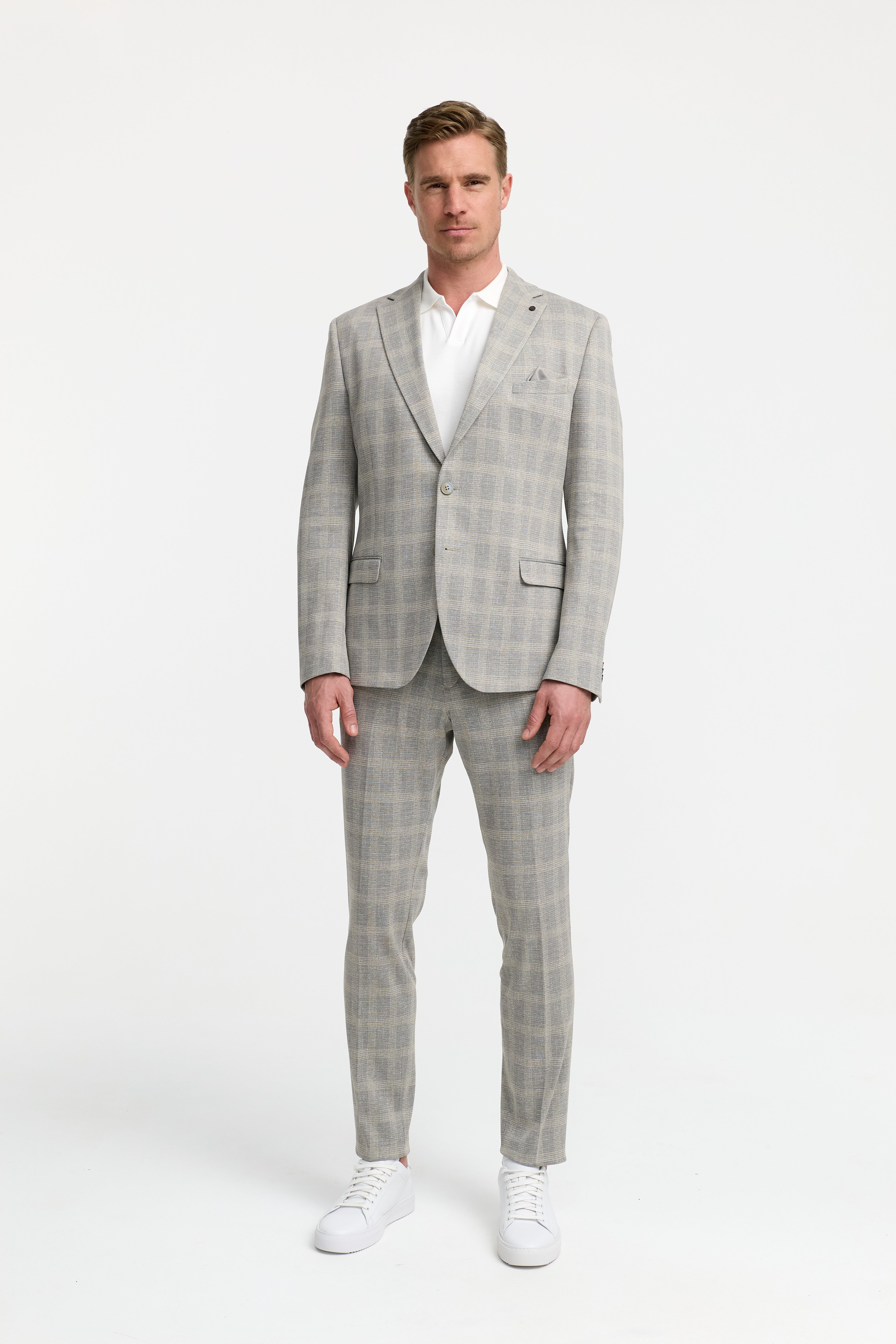 Jersey Sakko DiNick 251669-250 Grau/Sand