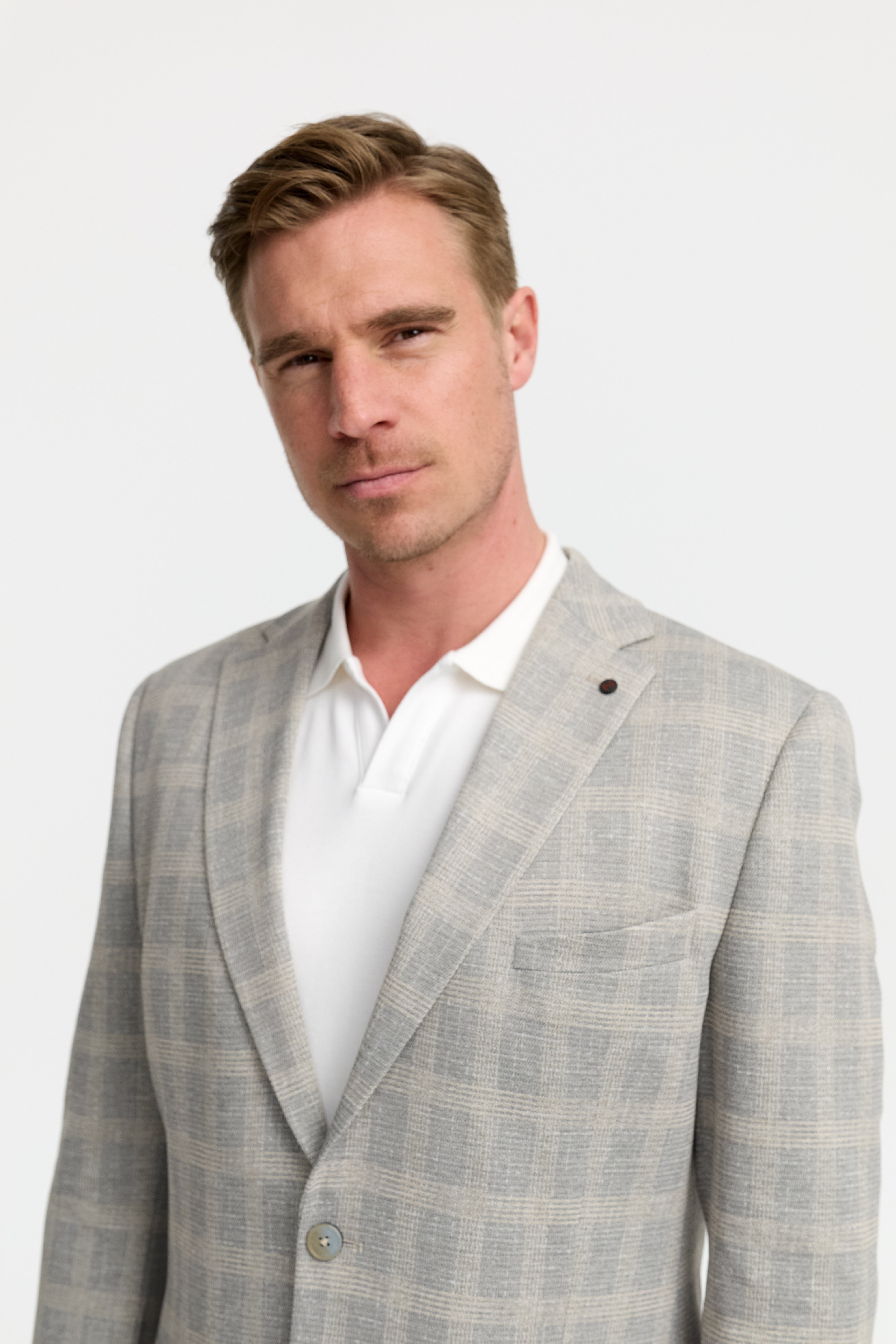 Jersey Sakko DiNick 251669-250 Grau/Sand