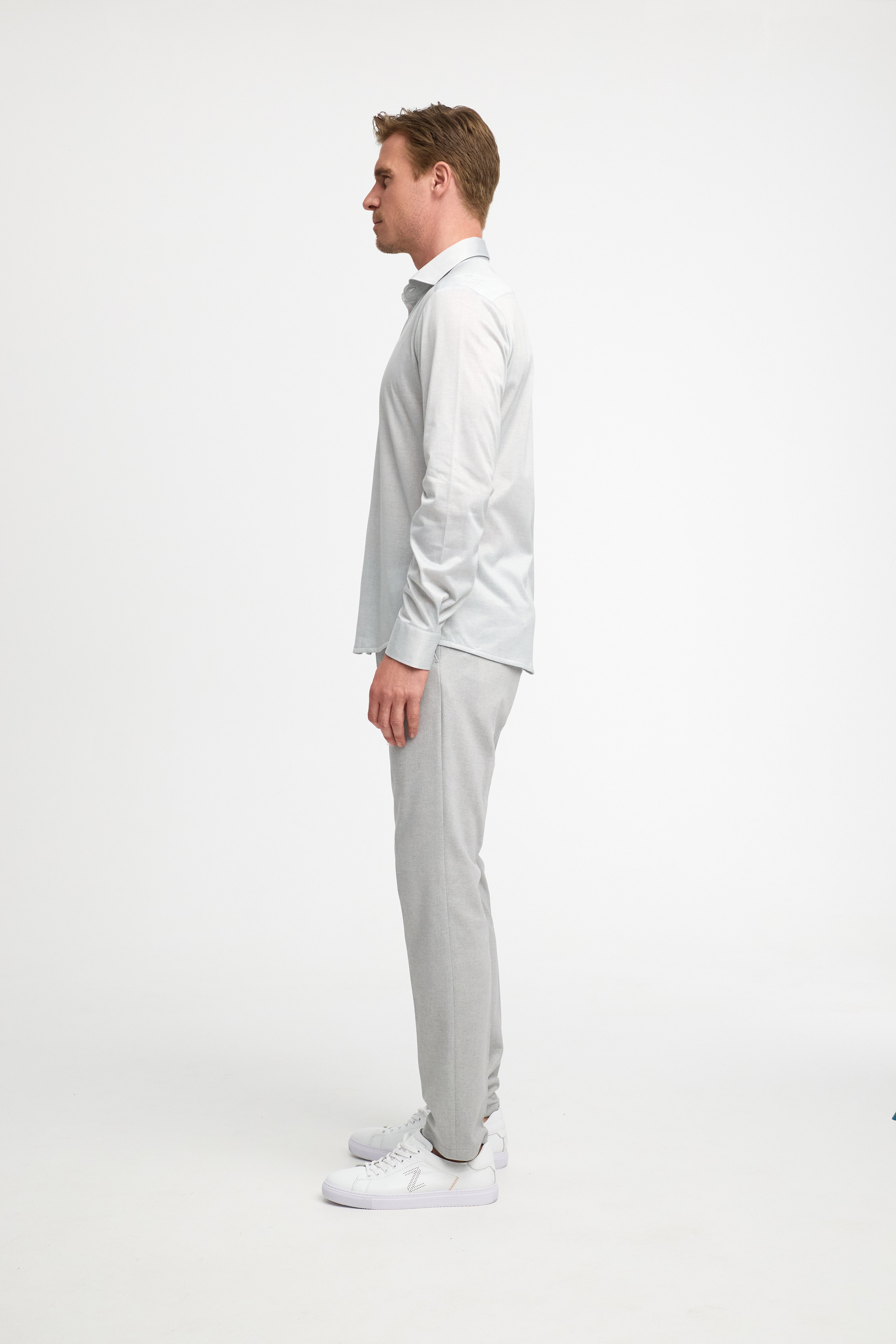 Slim Fit Hemd DiHans 251679-310 Grau - mit Hydrocool Technologie