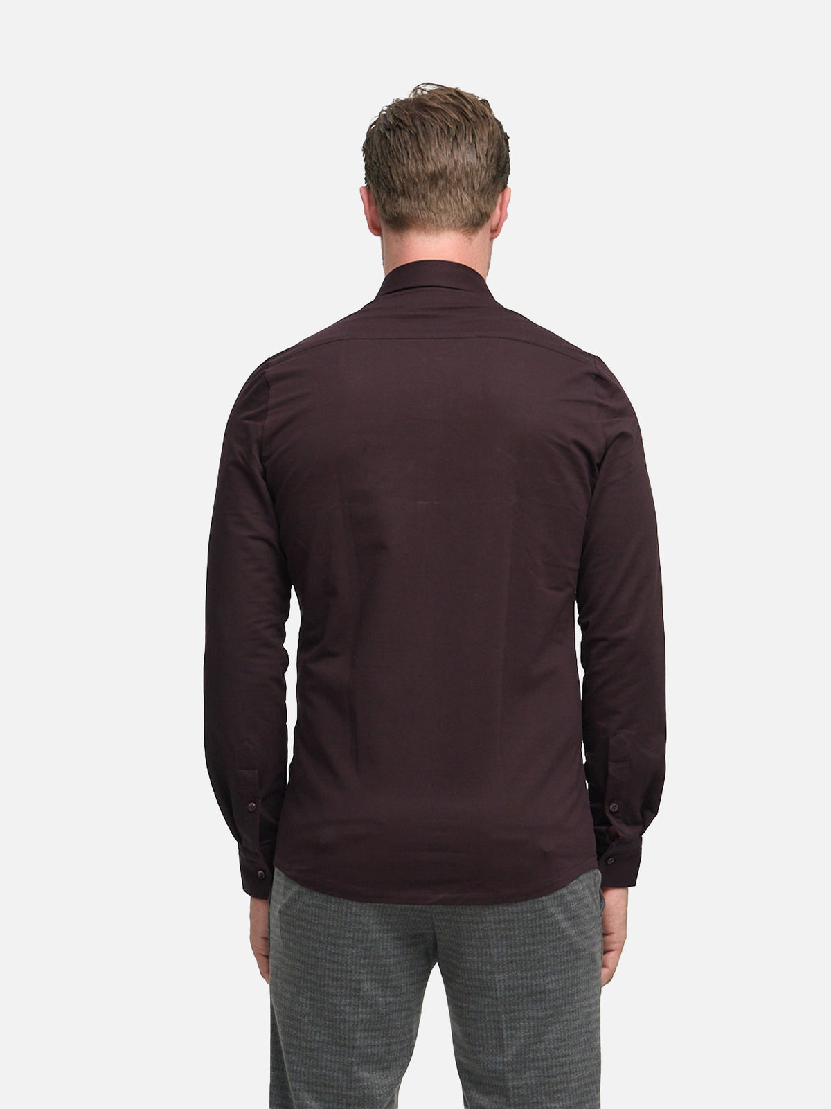 DiHans Hemd Slim Fit | Dk. Red