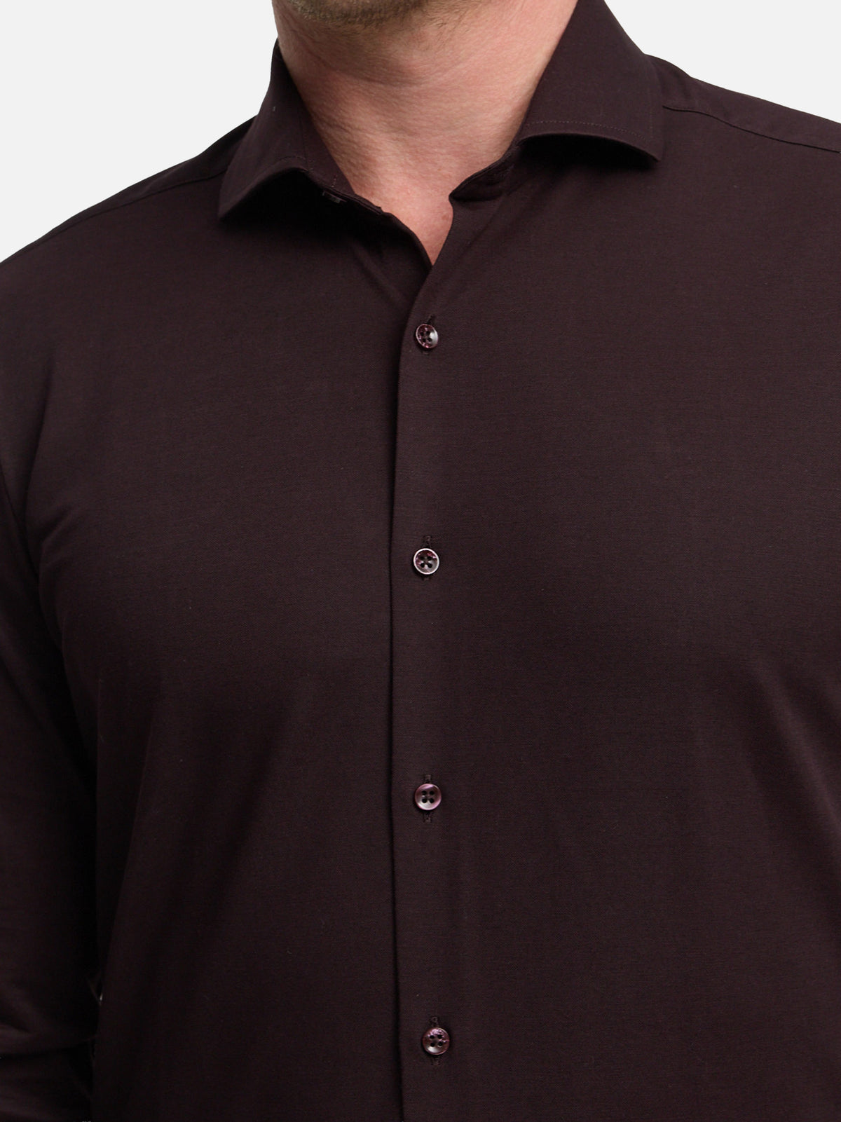 DiHans Hemd Slim Fit | Dk. Red