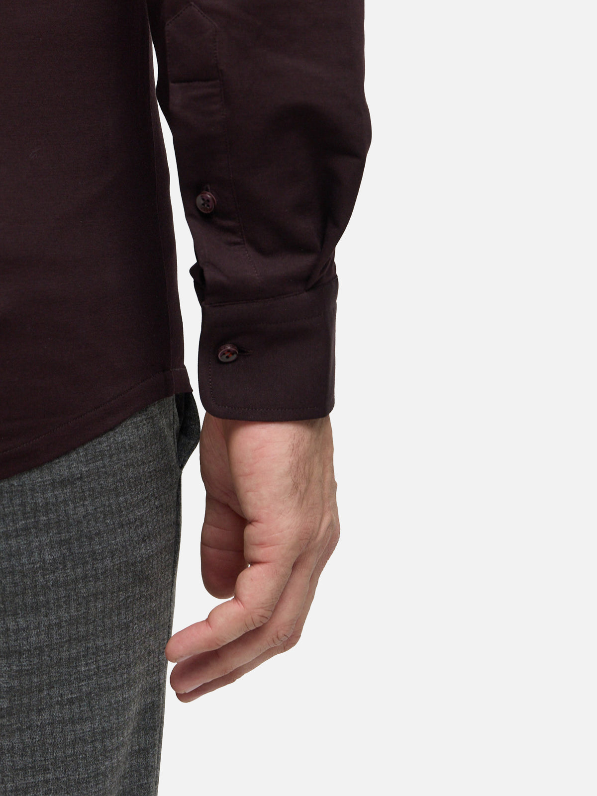 DiHans Hemd Slim Fit | Dk. Red