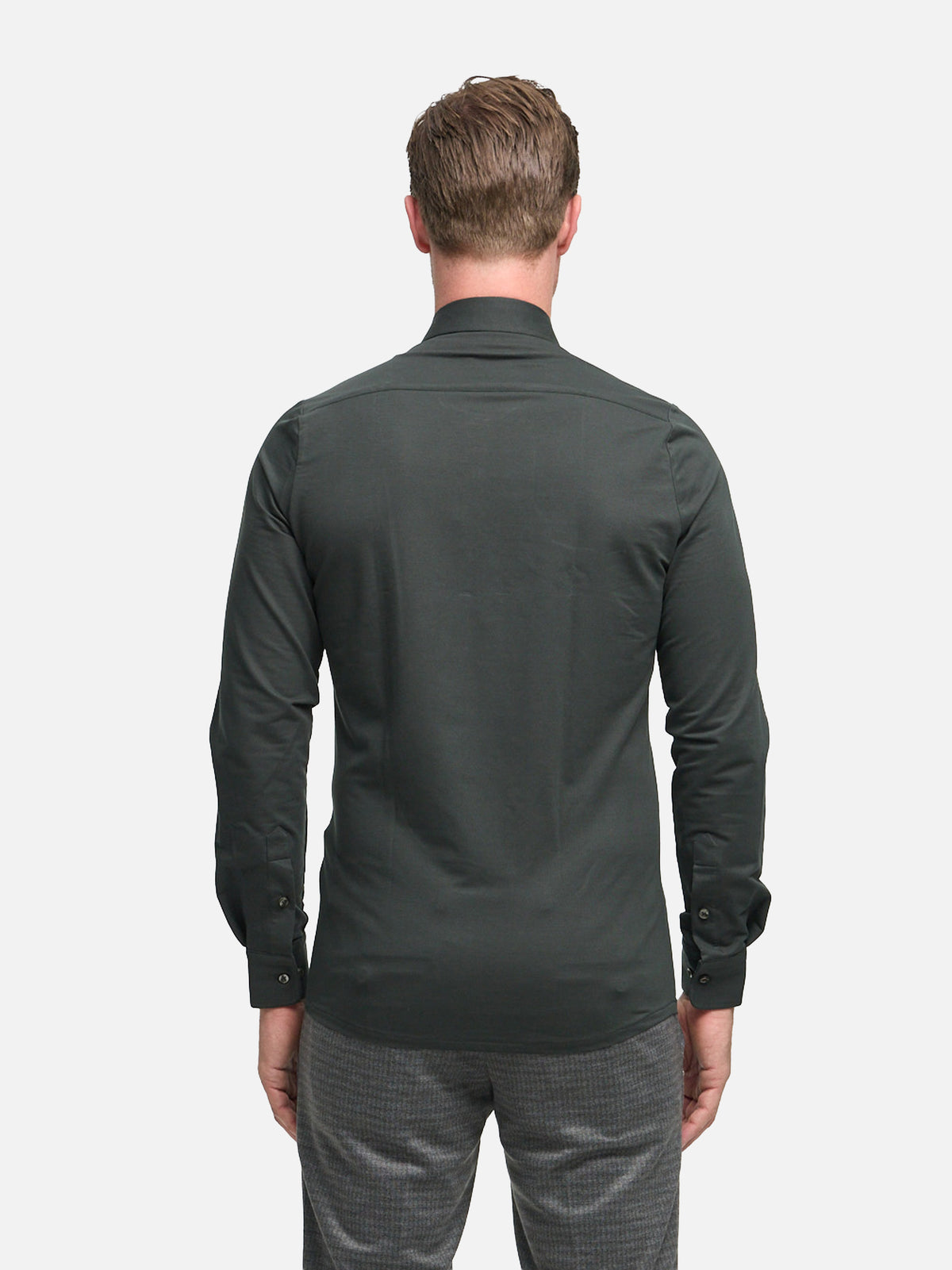 DiHans Hemd Slim Fit | Dk. Olive