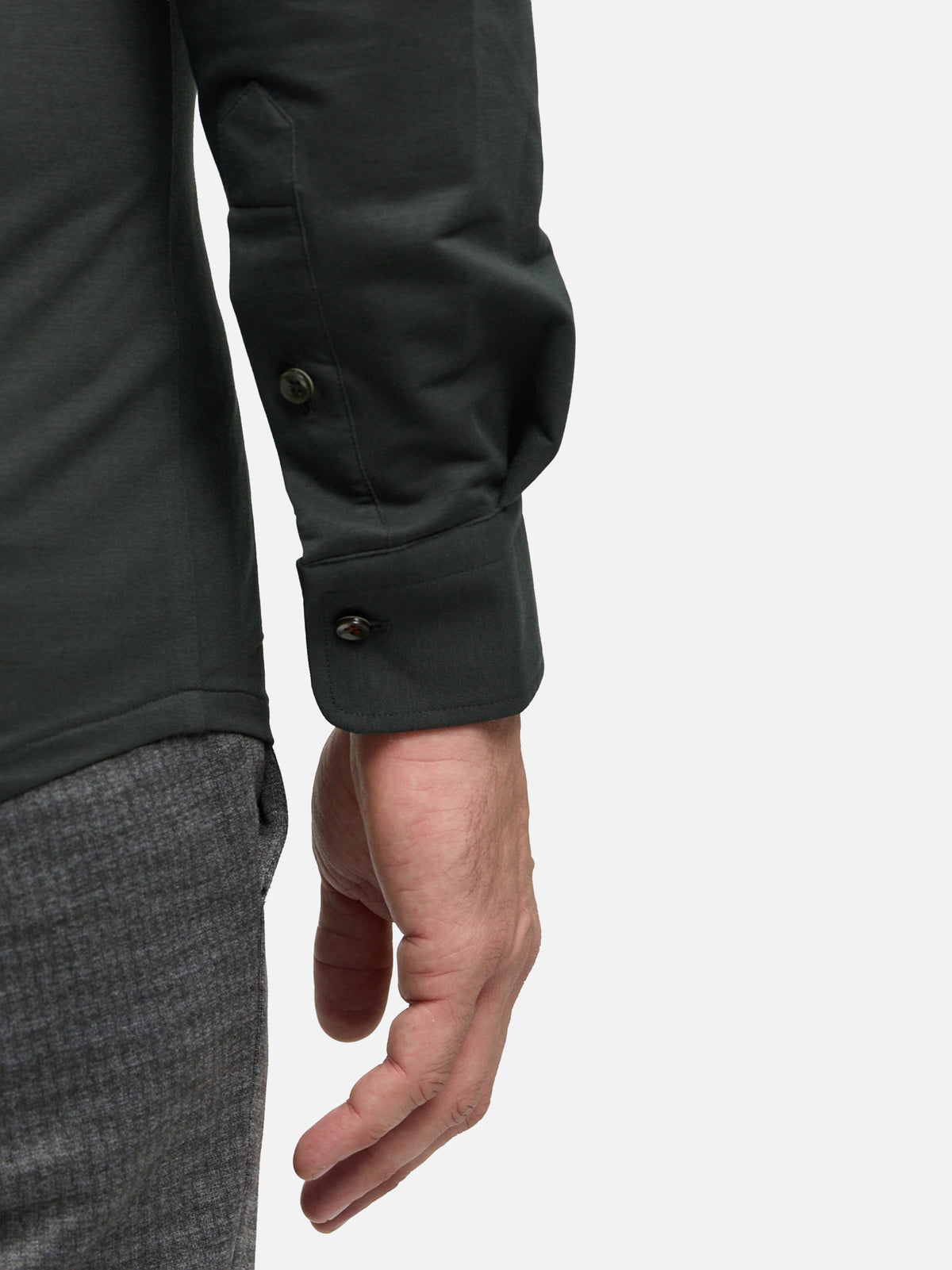 DiHans Hemd Slim Fit | Dk. Olive