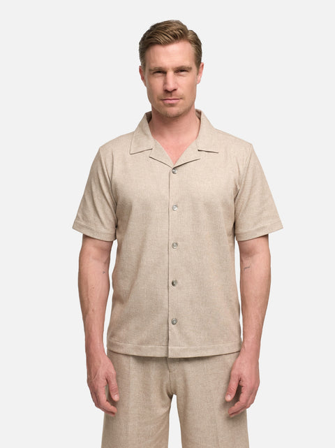 DiCarlo Hemd Slim Fit | Lt. Beige
