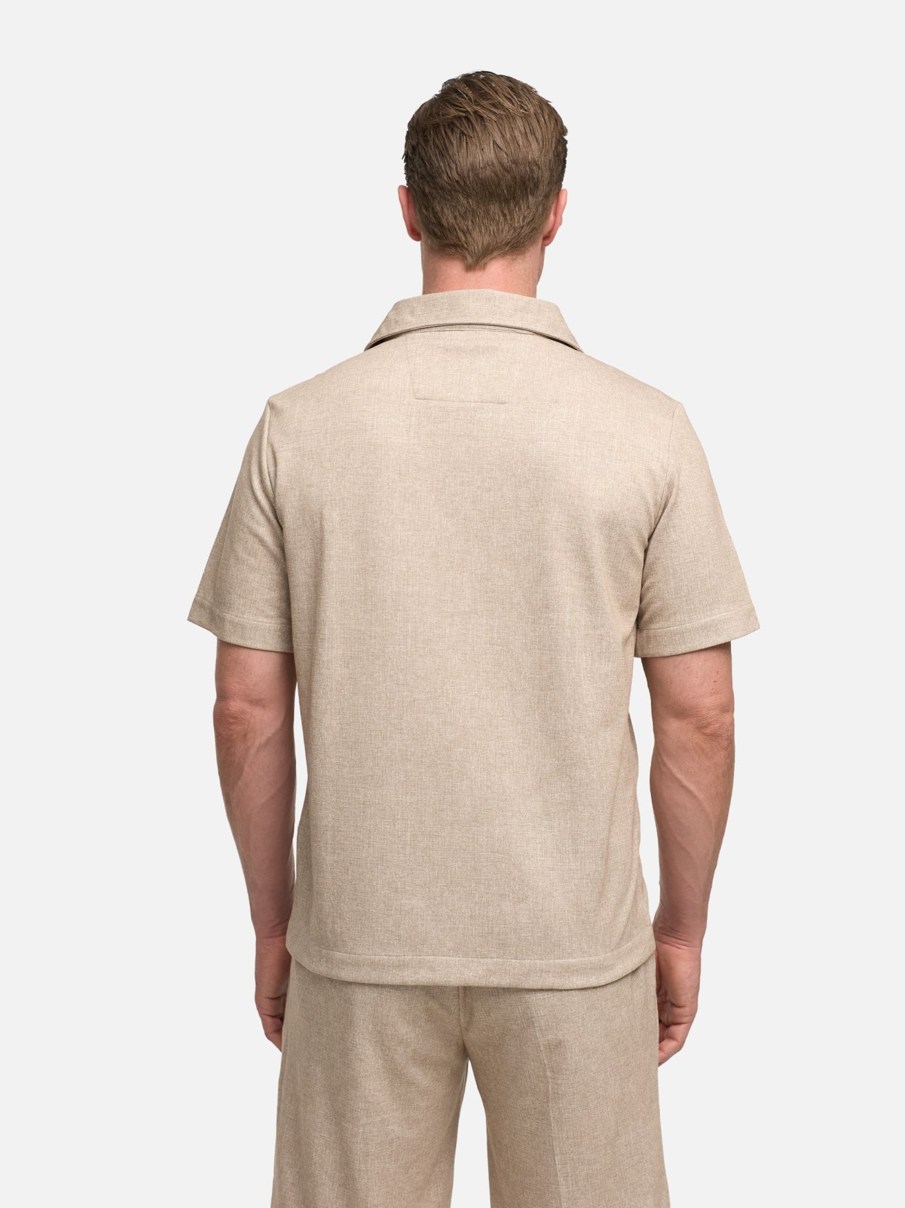 Herren Hemd DiCarlo in Lt. Beige, Rückansicht