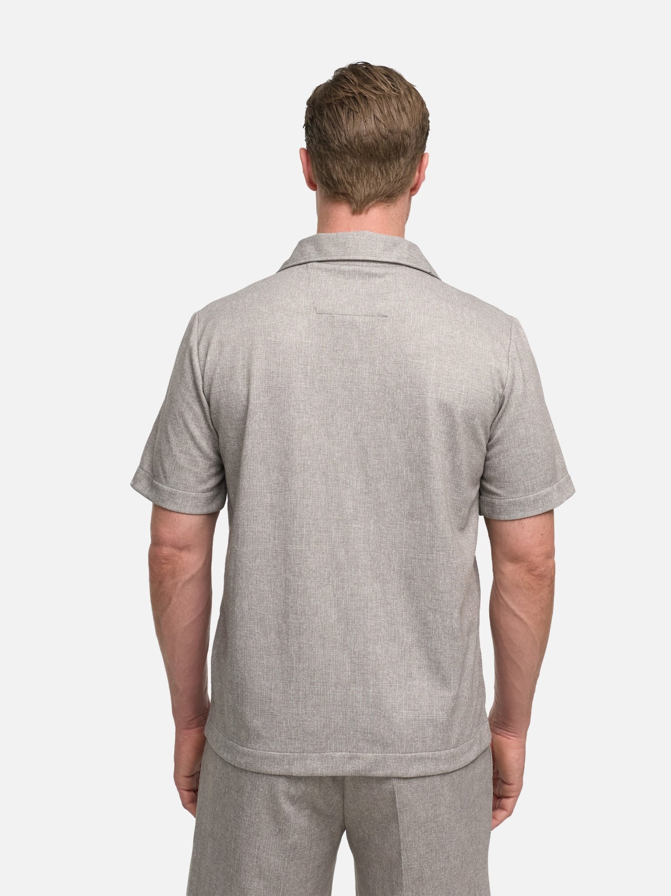 Herren Hemd DiCarlo in Med. Grey, Rückansicht