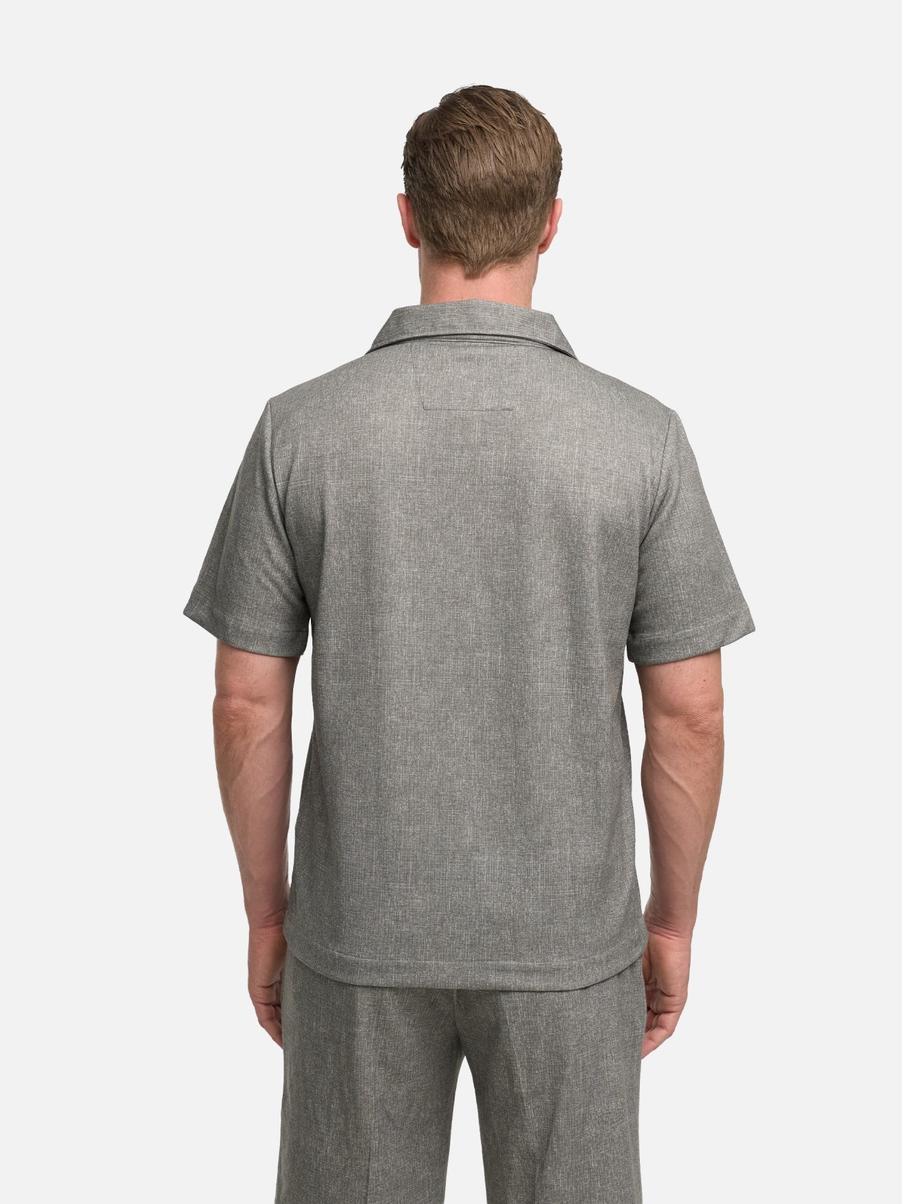 Herren Hemd DiCarlo in Olive, Rückansicht