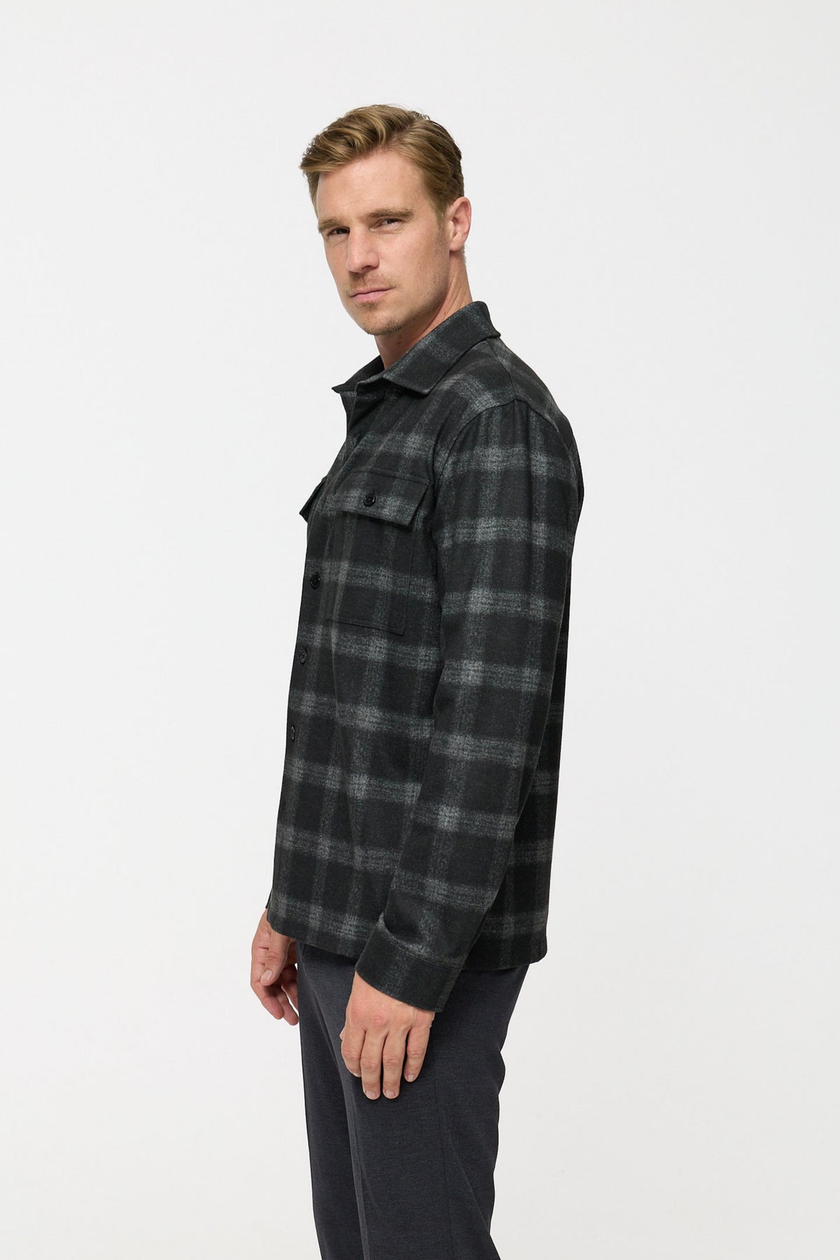 Overshirt DiTyler 252675-390 Grey Checked