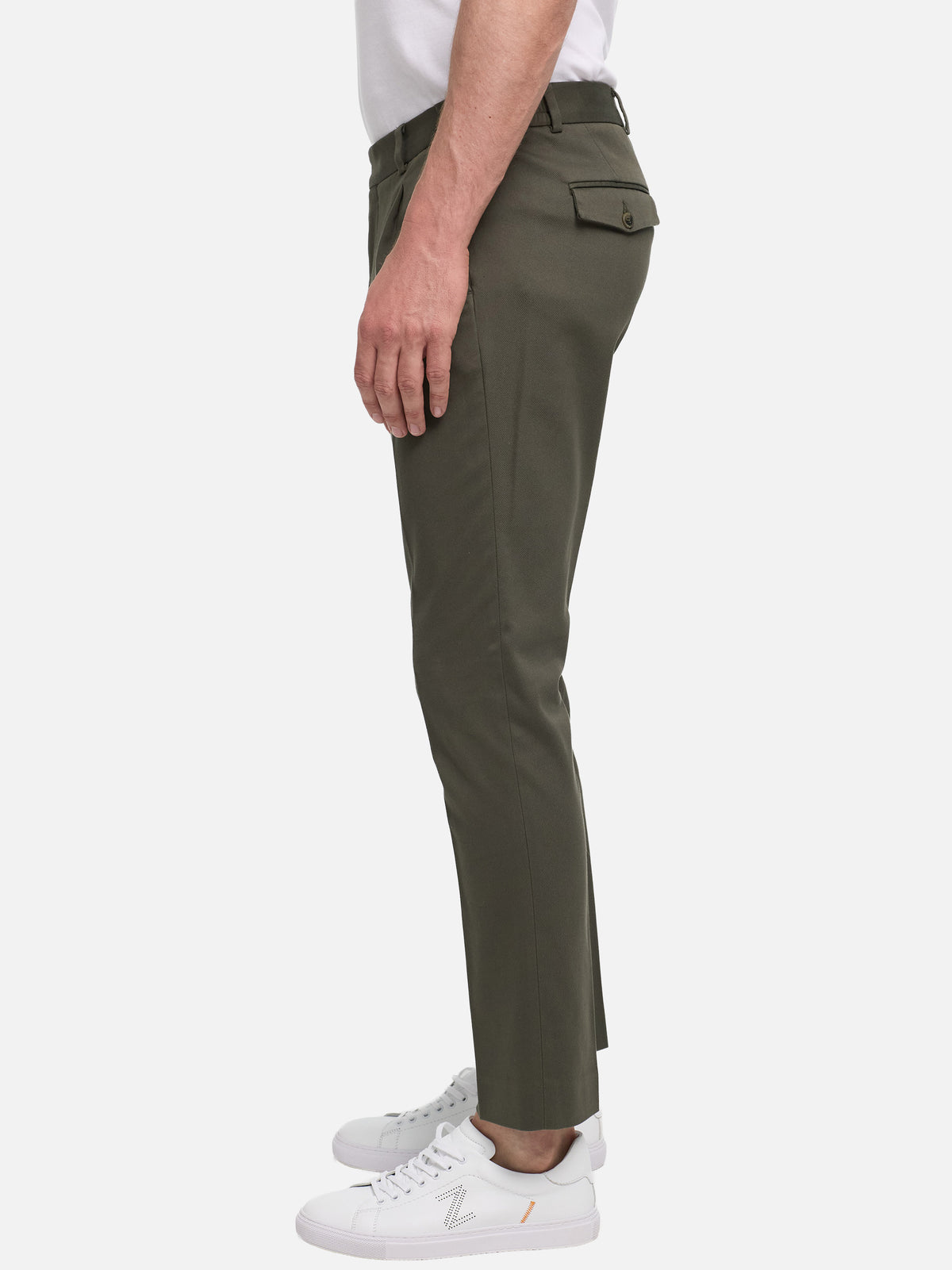 Herren Hose DiClifferW SE in Green, Seitenansicht