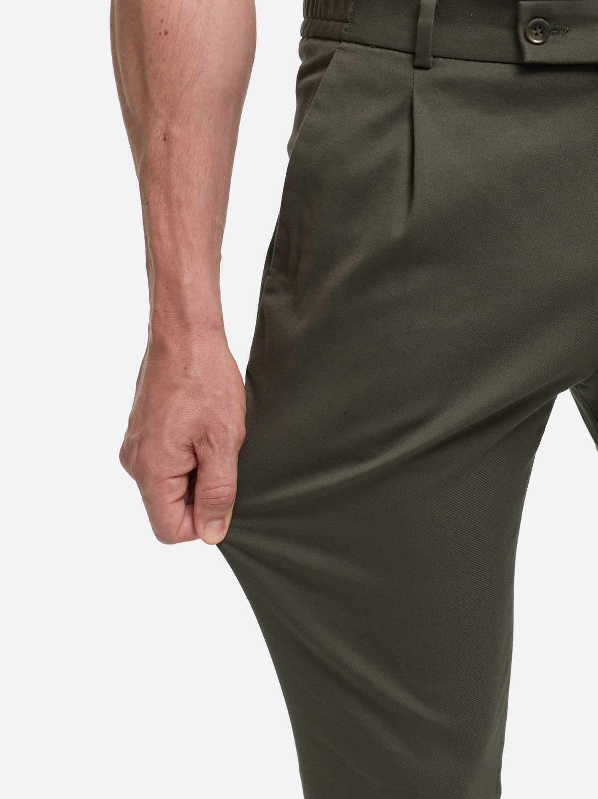 Herren Hose DiClifferW SE in Green, Detailansicht