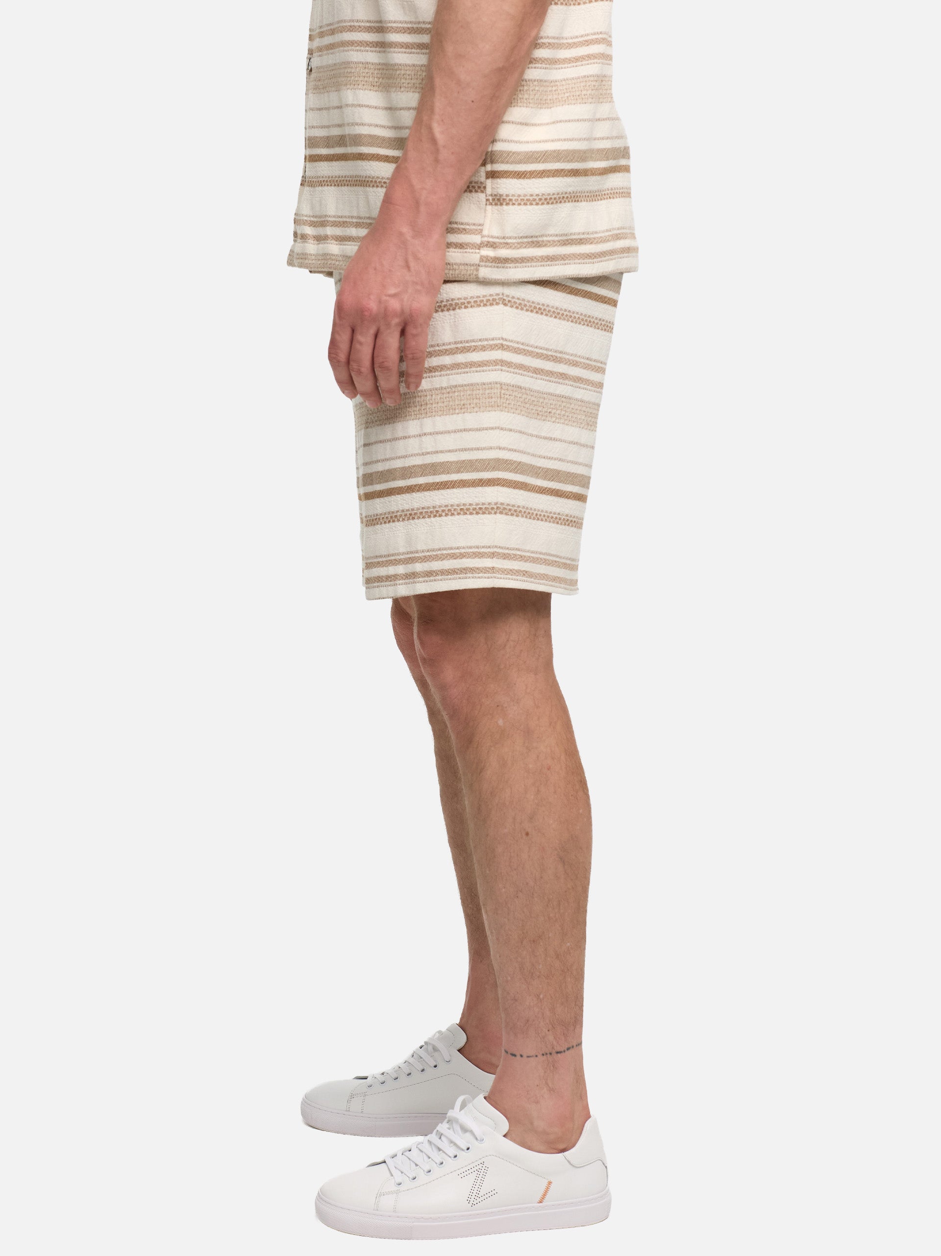 Herren Shorts DiPino SE in Med. Beige, Seitenansicht