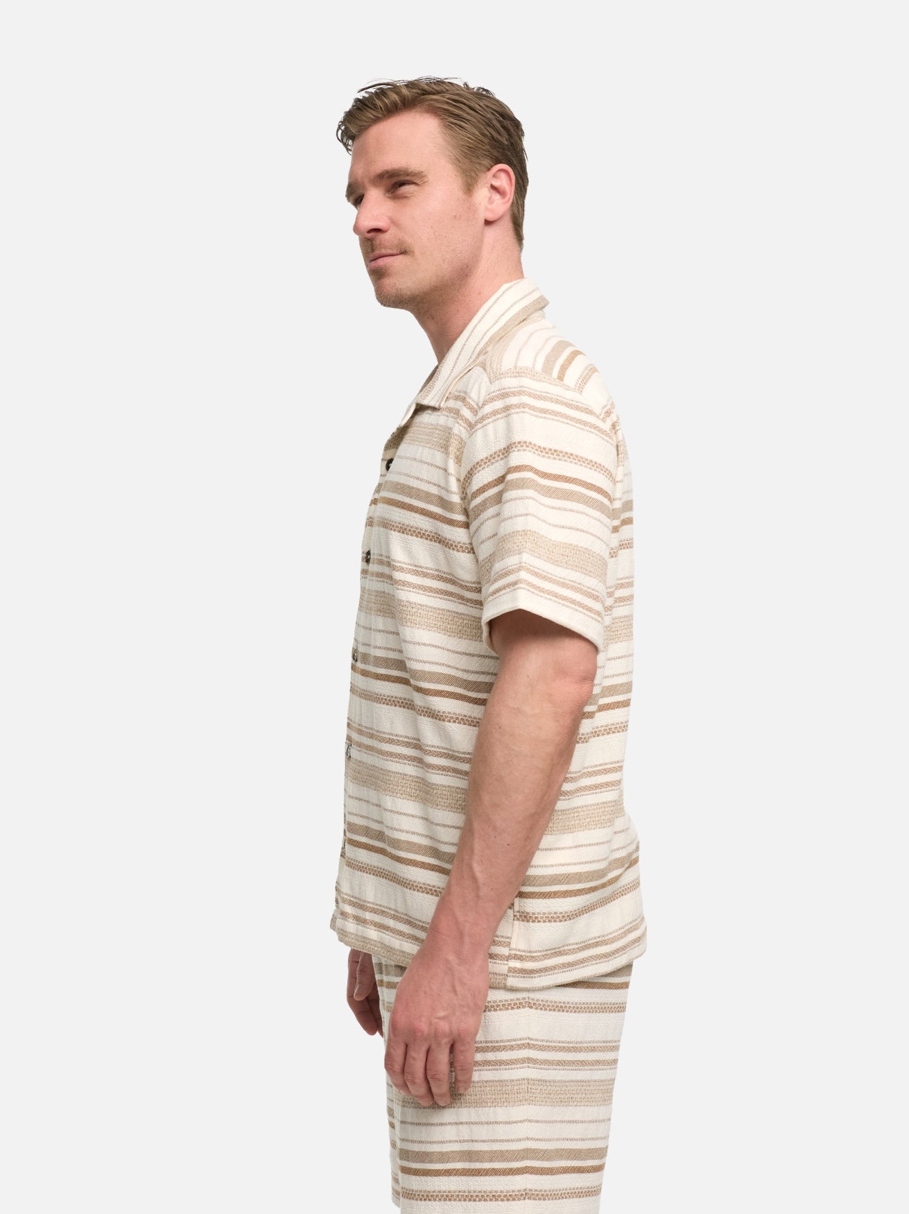 DiCarlo Hemd Slim Fit | Med. Beige