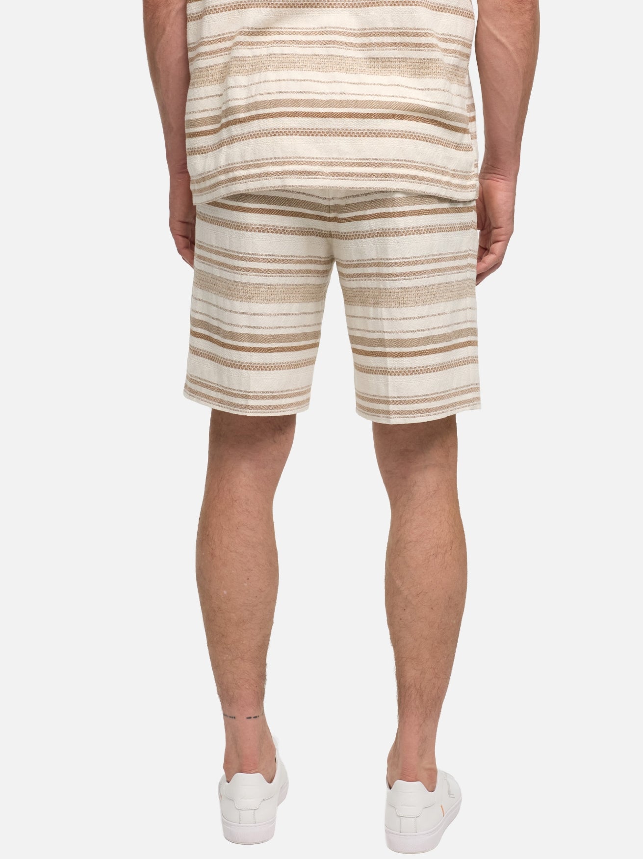Herren Shorts DiPino SE in Med. Beige, Rückansicht