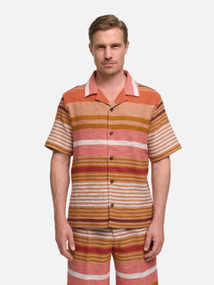 DiCarlo Hemd Slim Fit | Dk. Beige