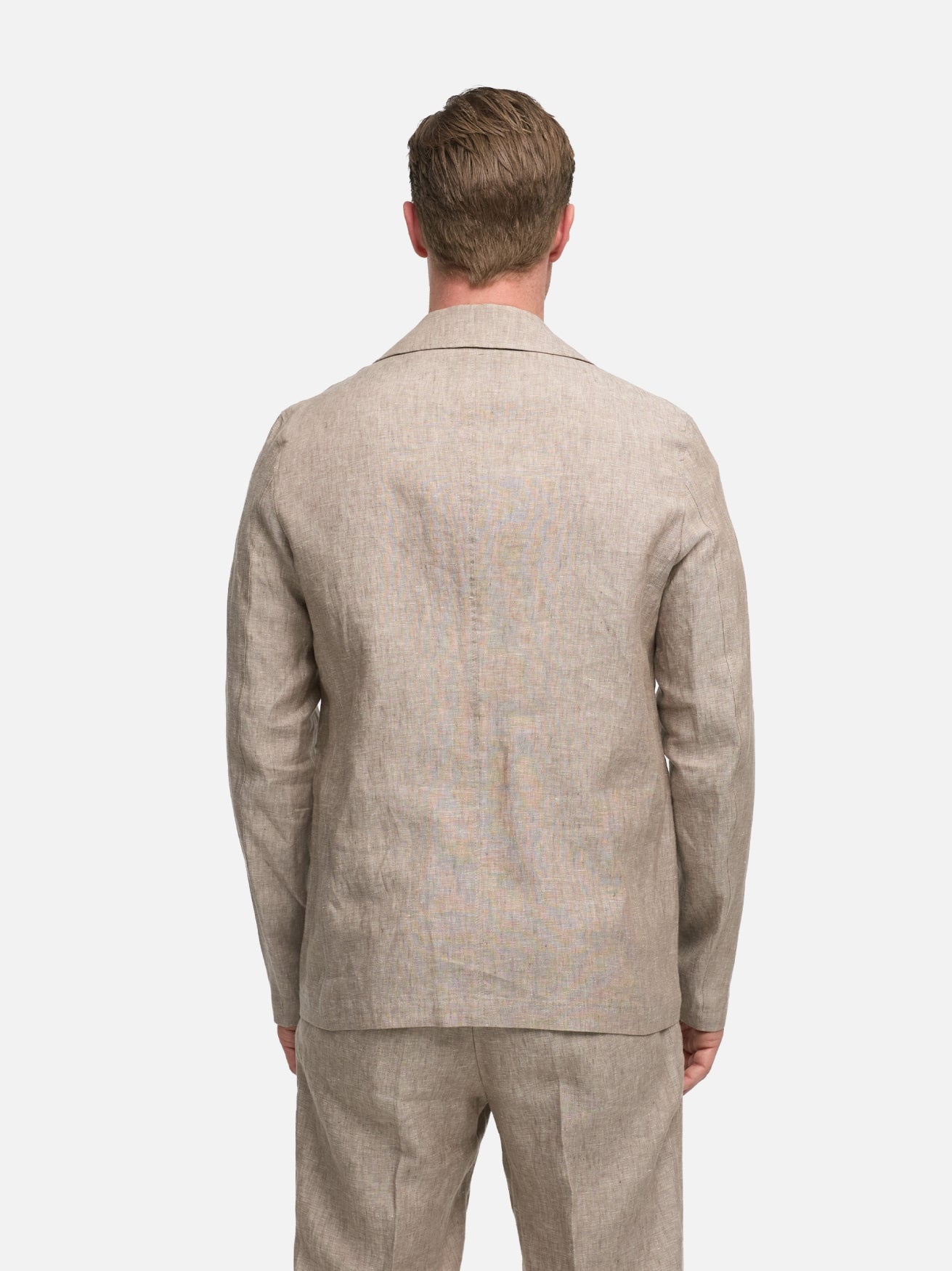 Herren Overshirt DiCampo in Med. Beige, Rückansicht