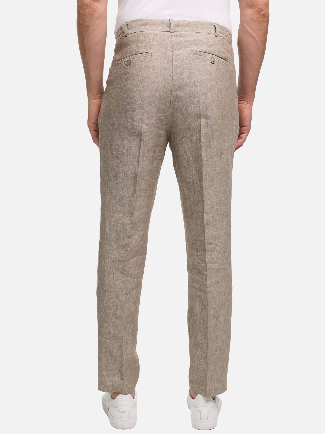 Herren Hose DiUnic C SE in Med. Beige, Rückansicht
