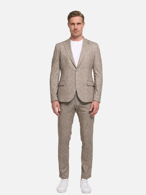 Jersey Anzug 261649-290 Dk. Beige