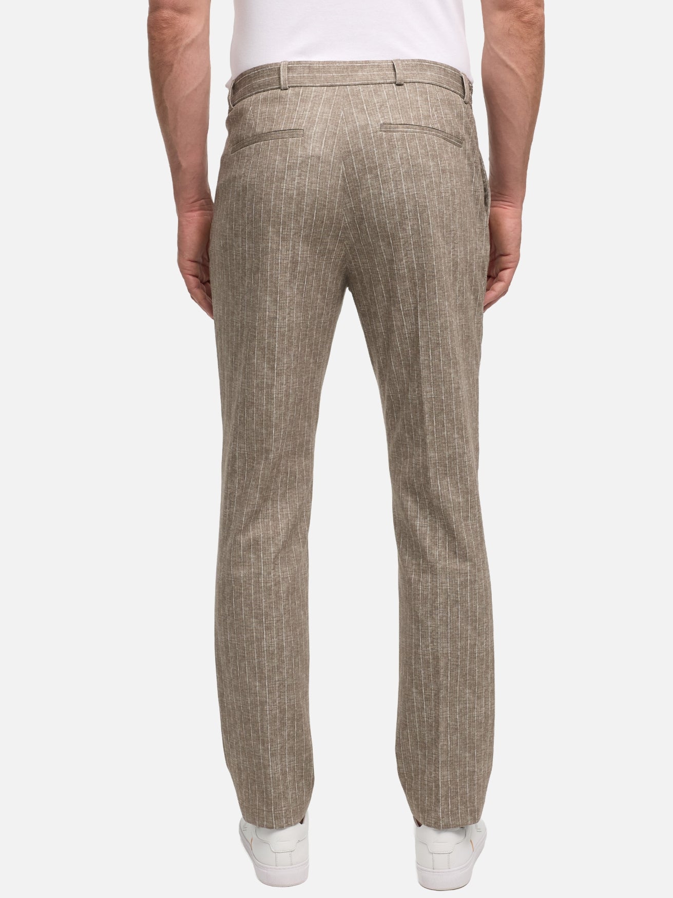 Herren Hose DiConnor40 SE in Dk. Beige, Rückansicht