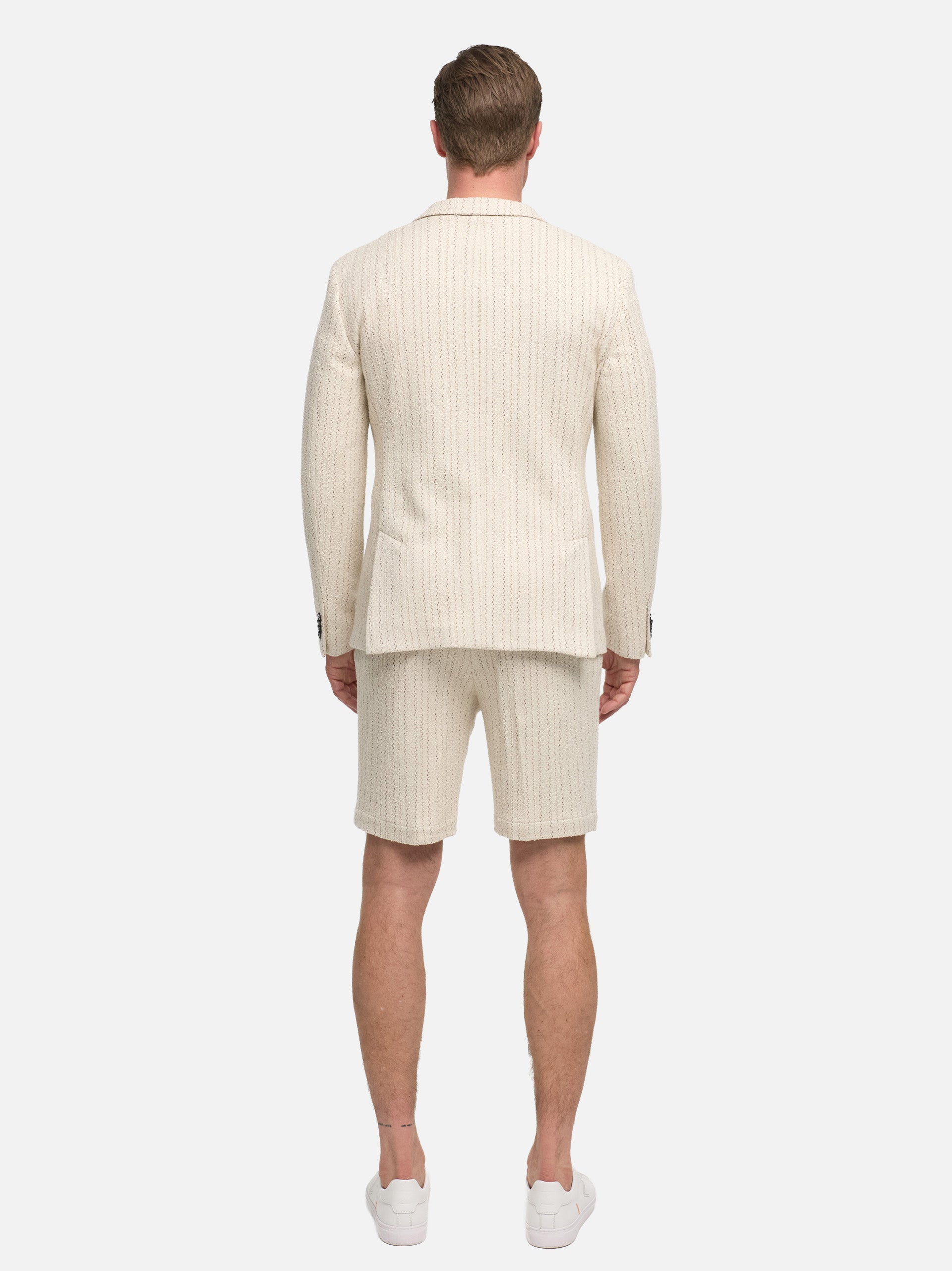 Herren Anzug in Med. Beige, Rückansicht